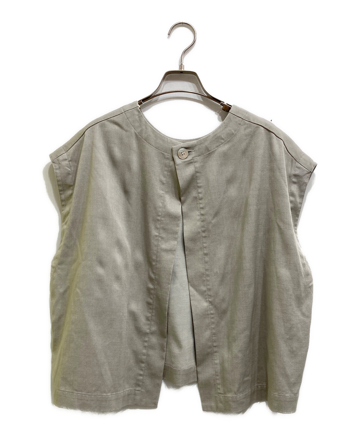 中古・古着通販】BEARDSLEY (ビアズリー) ショートベスト グレー