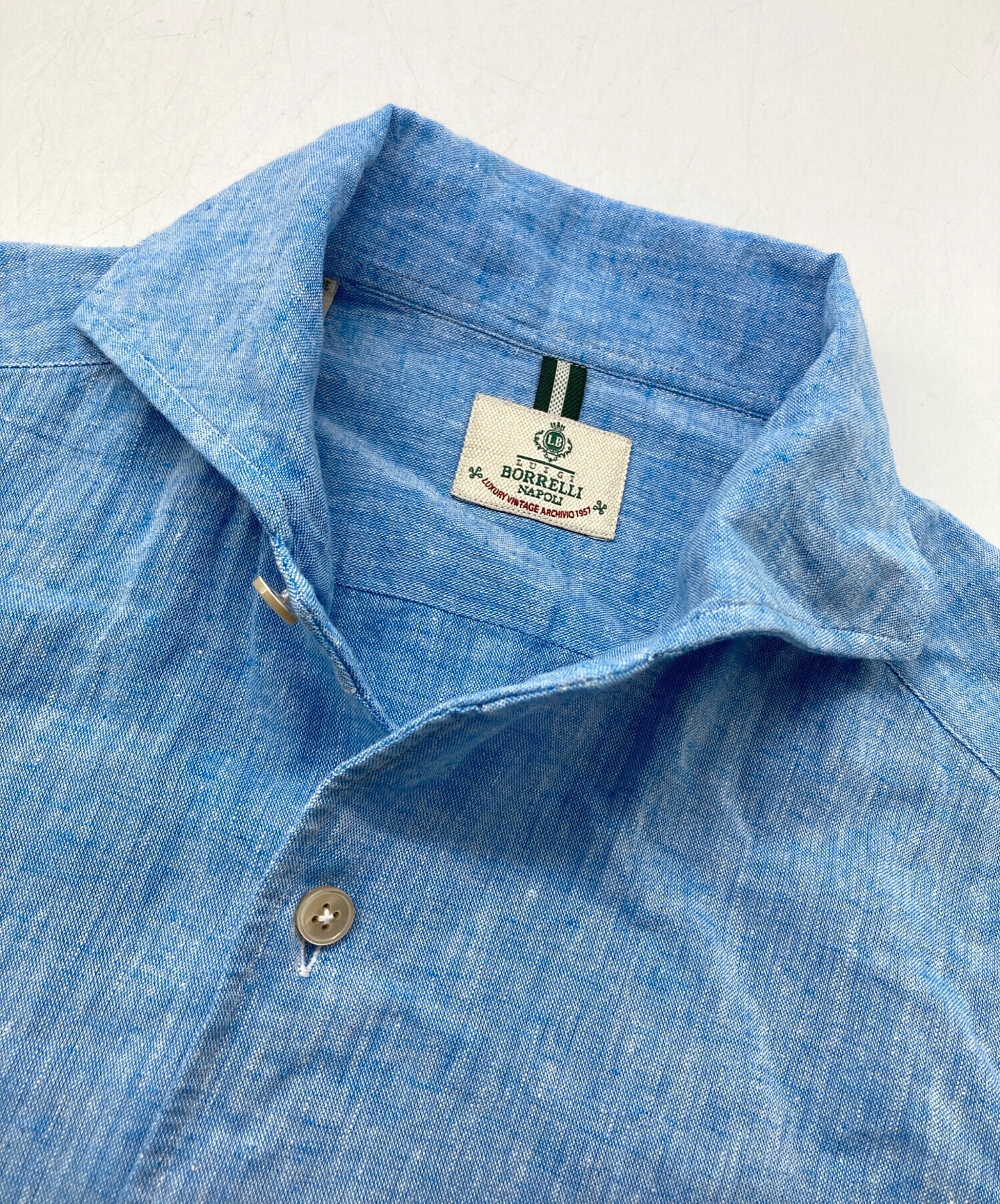 中古・古着通販】LUIGI BORRELLI (ルイジボレッリ) リネンコットン