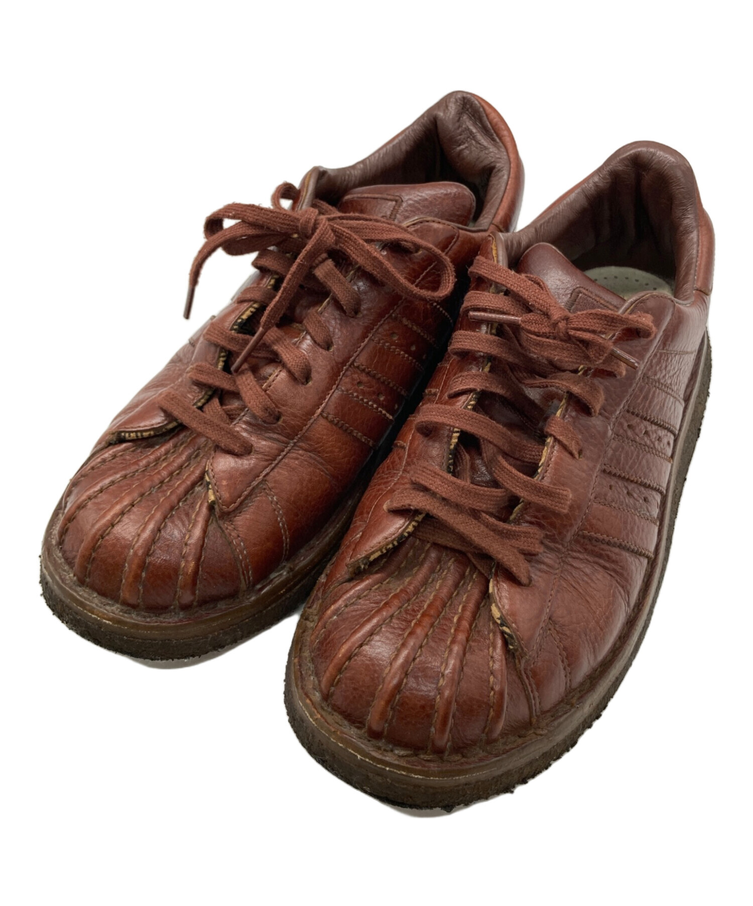 中古・古着通販】adidas (アディダス) SUPER STAR LX ブラウン サイズ