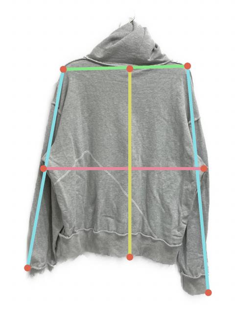 中古・古着通販】ZUTOMAYO (ズトマヨ) Z Reversible Hoodie グレー