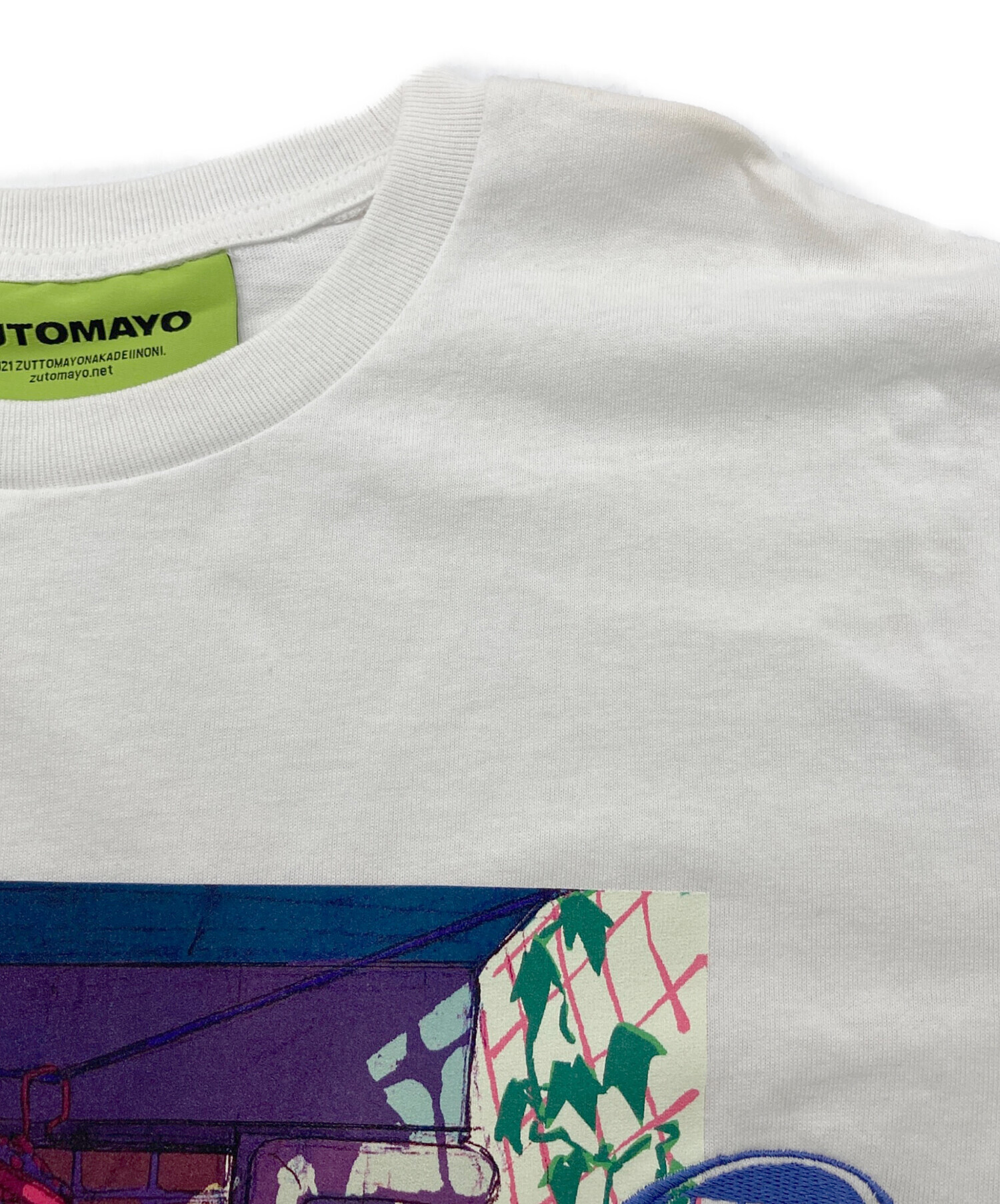 中古・古着通販】ZUTOMAYO (ズトマヨ) HP TOP TEE ホワイト サイズ:Ⅿ