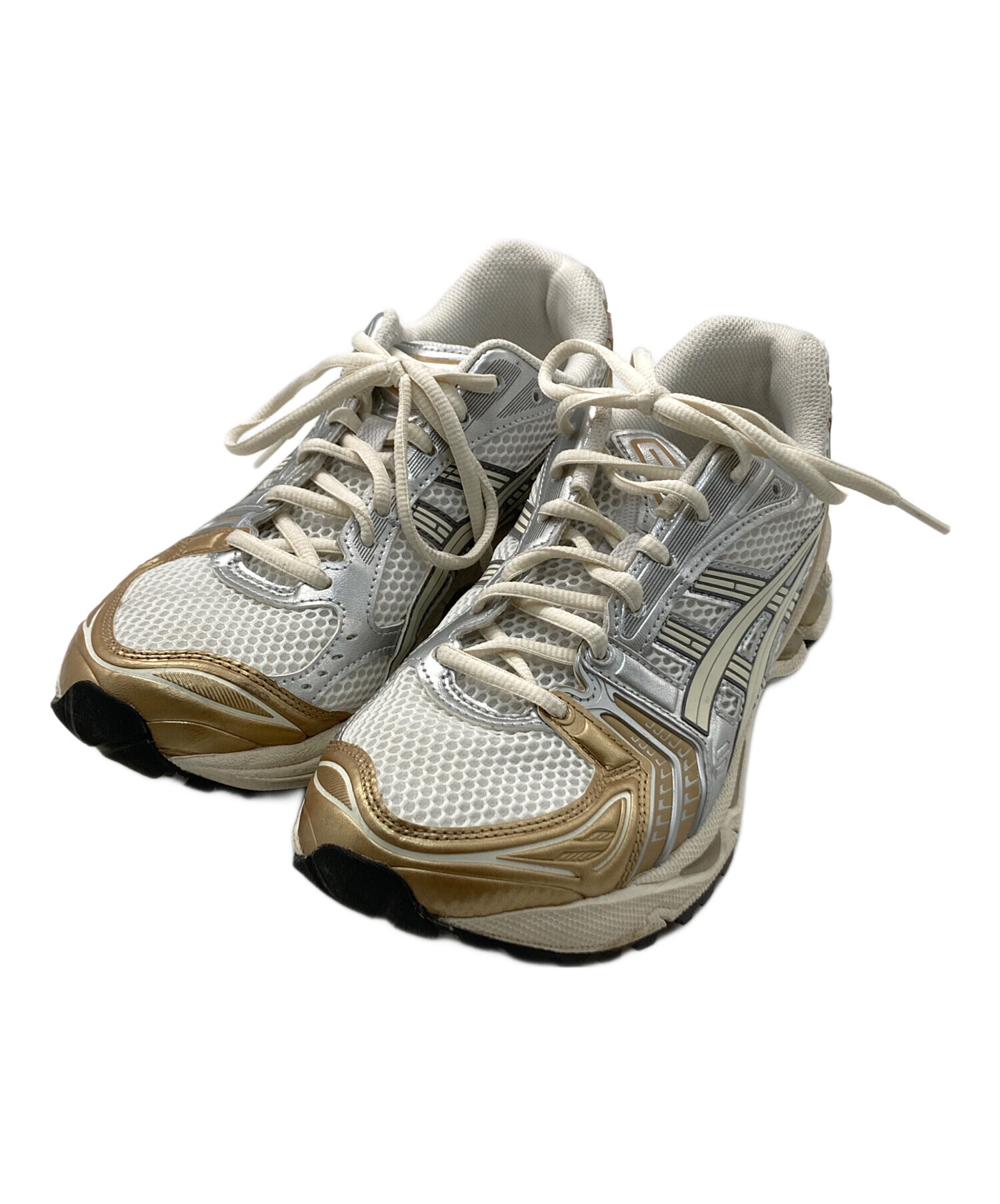 中古・古着通販】asics (アシックス) GEL KAYANO14 ホワイト×ゴールド 