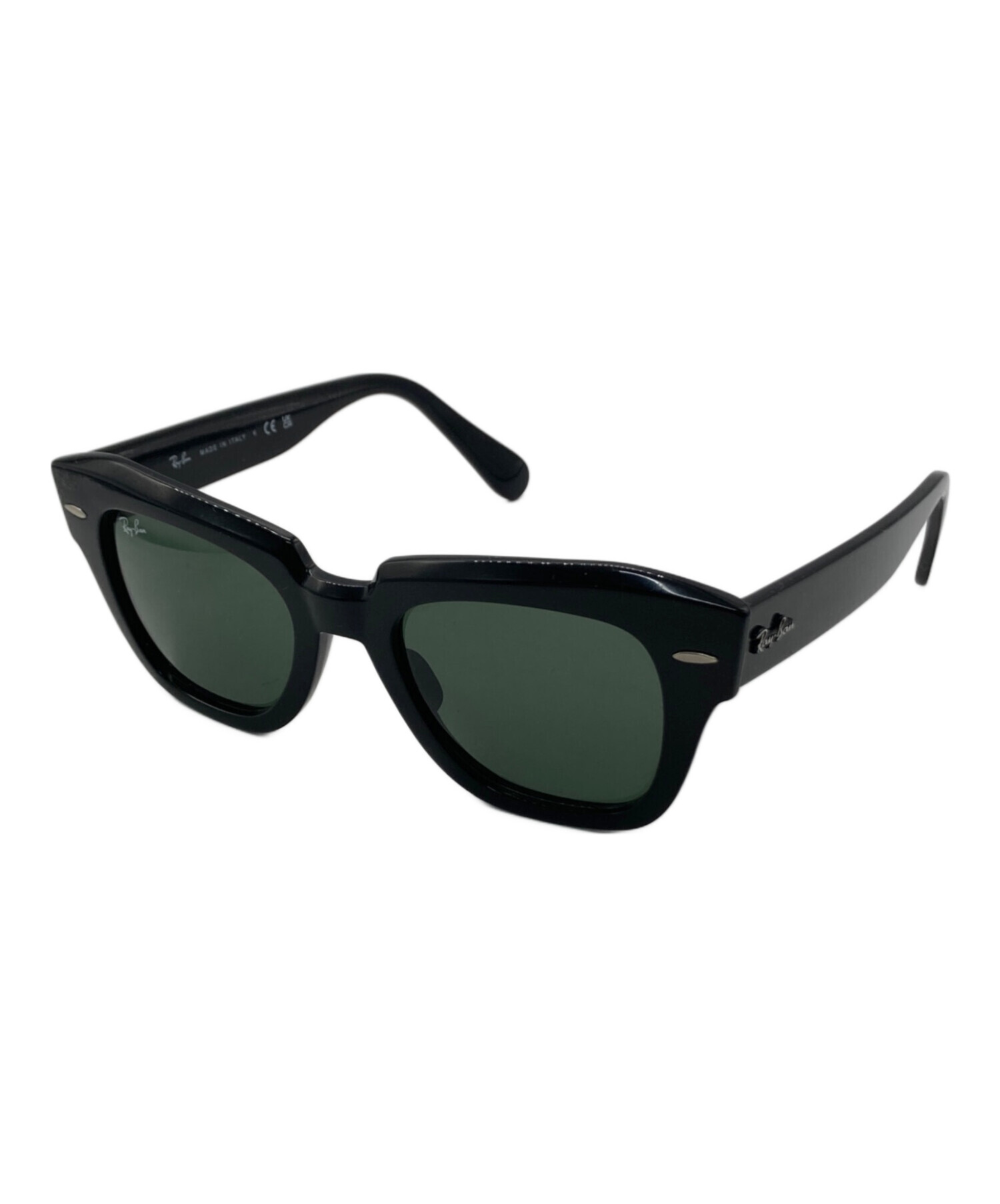 中古・古着通販】RAY-BAN (レイバン) STATE STREETサングラス ブラック 