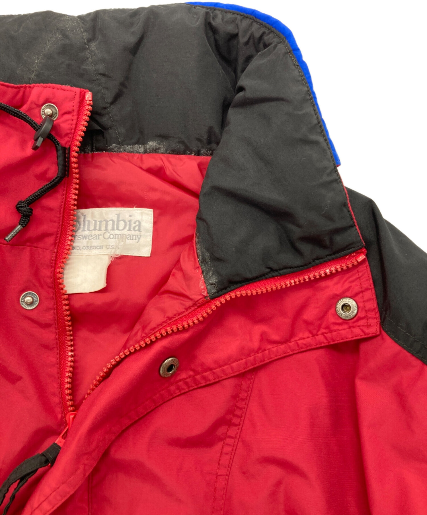 中古・古着通販】Columbia (コロンビア) アノラックパーカー レッド 