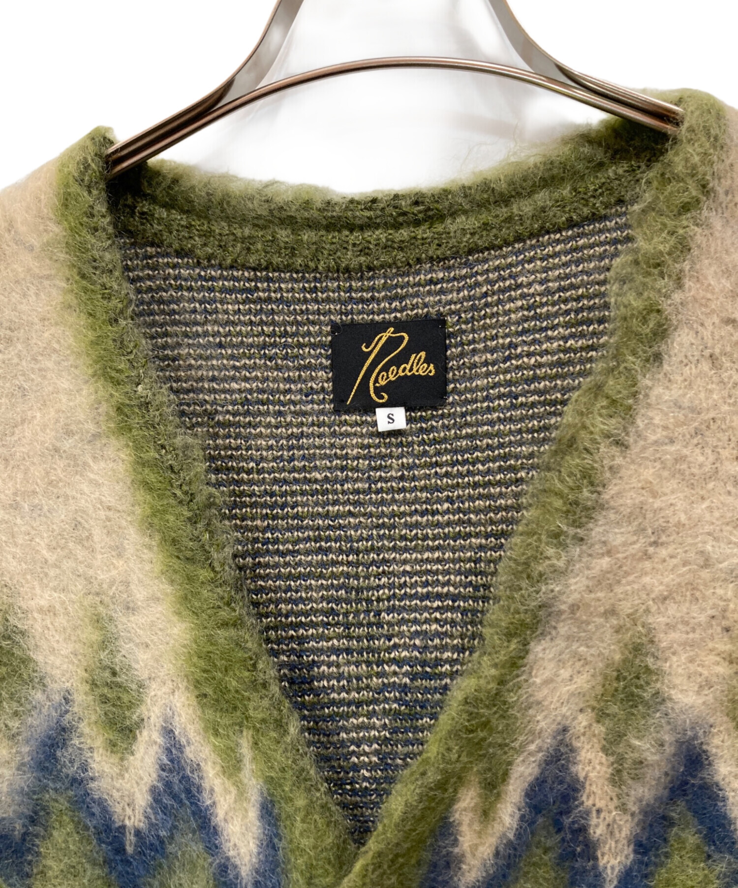 中古・古着通販】Needles (ニードルズ) Diamond Mohair Cardigan