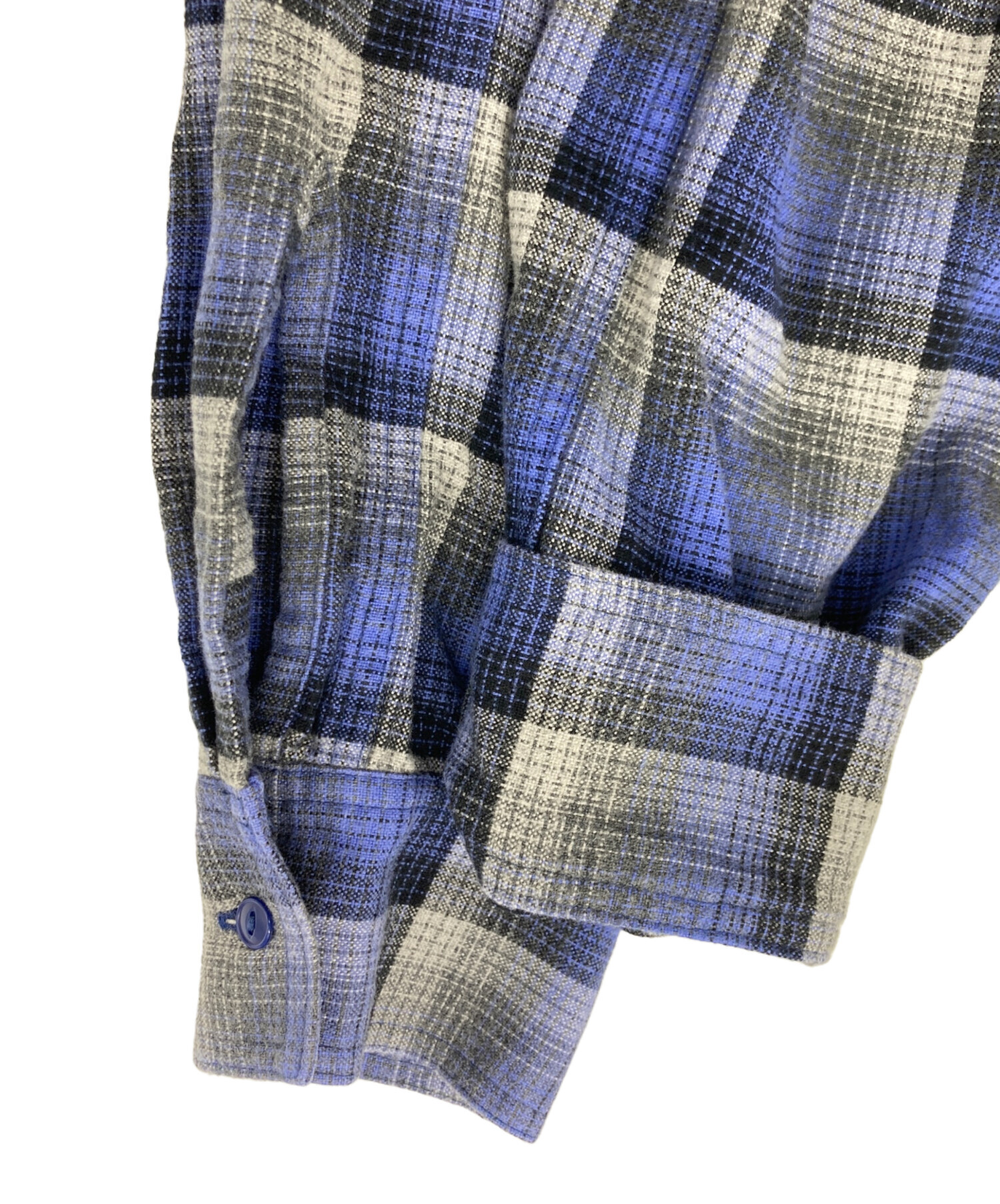中古・古着通販】FACETASM (ファセッタズム) チェックシャツ グレー