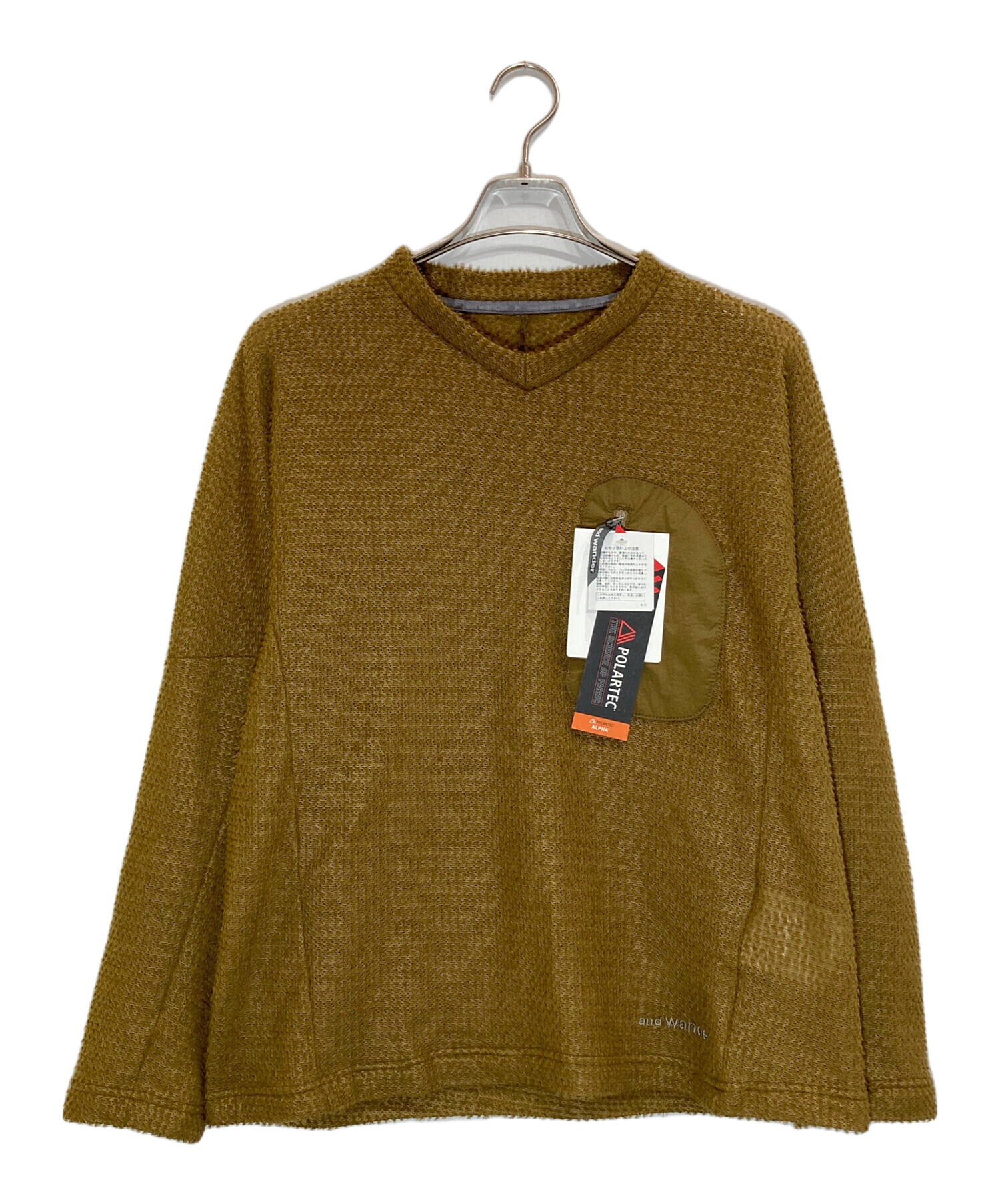 中古・古着通販】and wander (アンドワンダー) alpha direct pullover