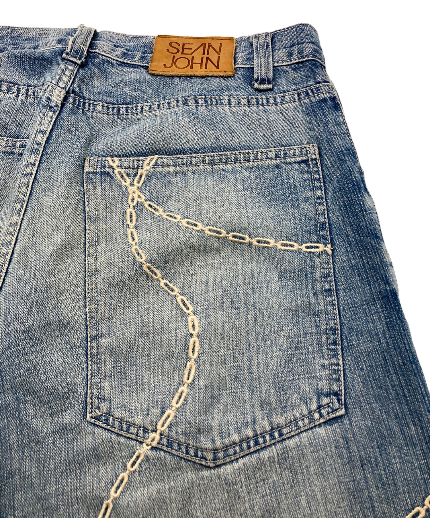 中古・古着通販】SEAN JOHN (ショーンジョン) バック刺繍デニムパンツ