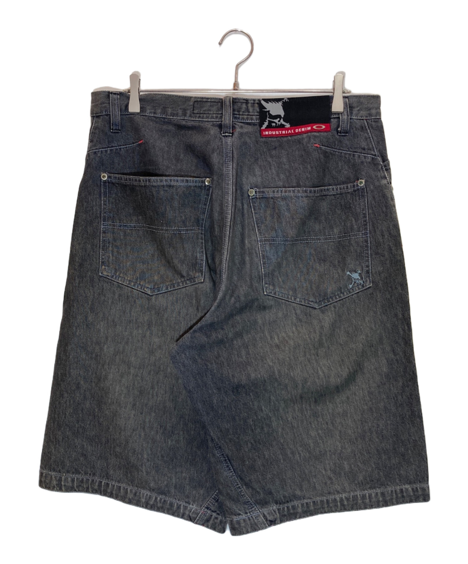 中古・古着通販】OAKLEY (オークリー) industrial denim shorts グレー 