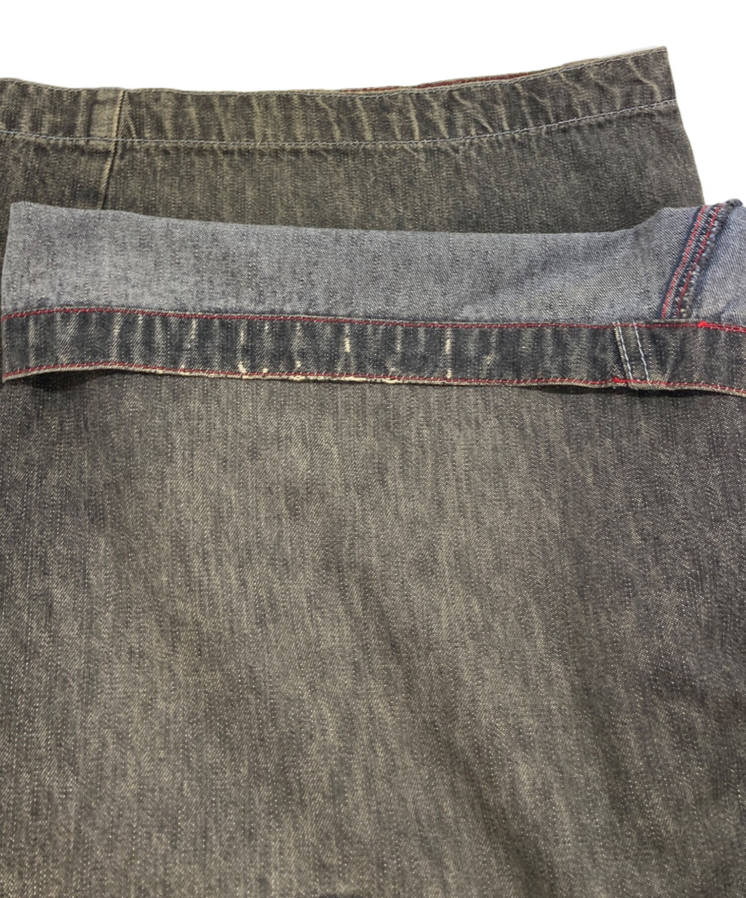 中古・古着通販】OAKLEY (オークリー) industrial denim shorts グレー 