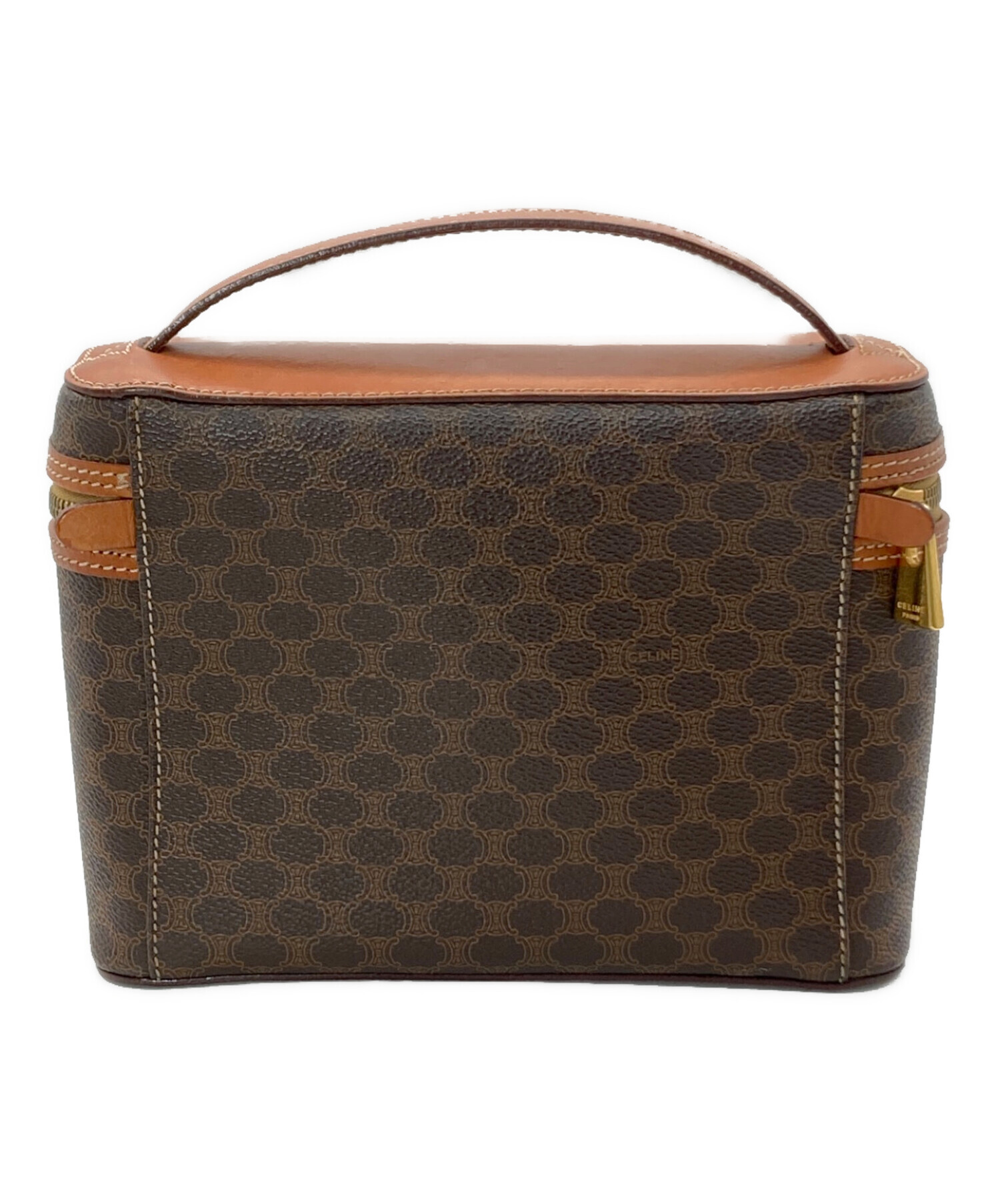 中古・古着通販】CELINE (セリーヌ) オールドマカダムバニティポーチ 