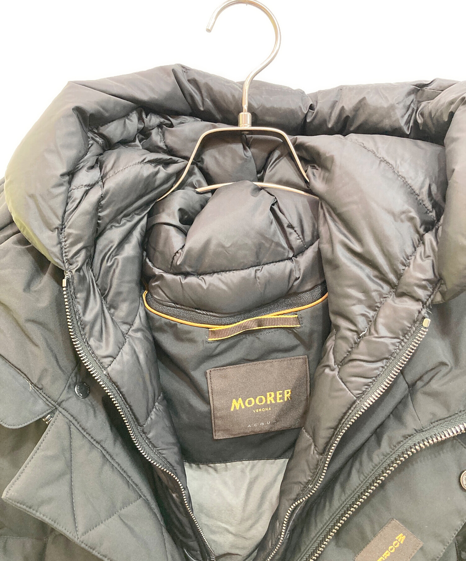 中古・古着通販】MOORER (ムーレー) DAVIDE-STPダウンコート ブラック 