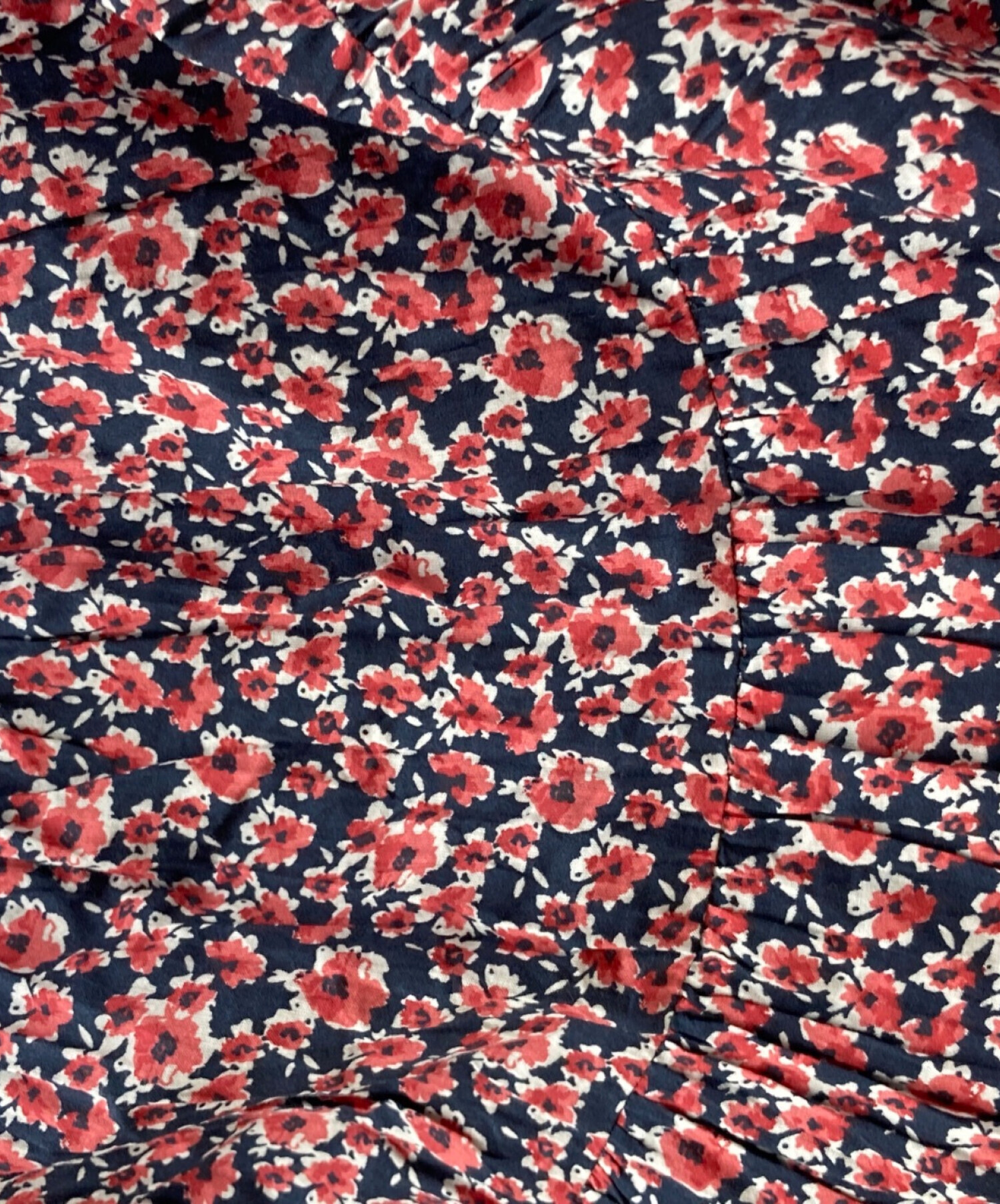 中古・古着通販】MARIHA (マリハ) 草原の夢のドレス ネイビー×レッド