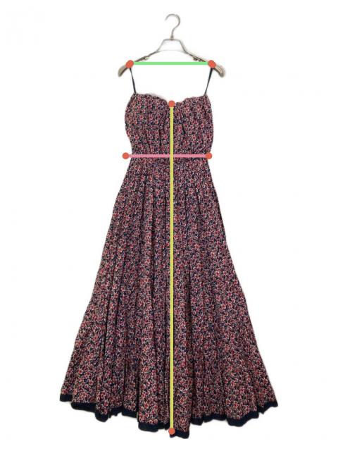 中古・古着通販】MARIHA (マリハ) 草原の夢のドレス ネイビー×レッド