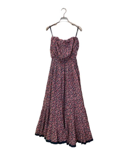中古・古着通販】MARIHA (マリハ) 草原の夢のドレス ネイビー×レッド