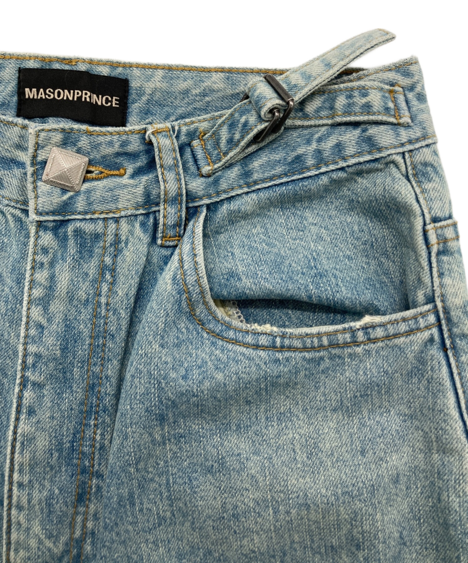 中古・古着通販】masonprince (メゾンプリンス) サイドベルト ワイド 