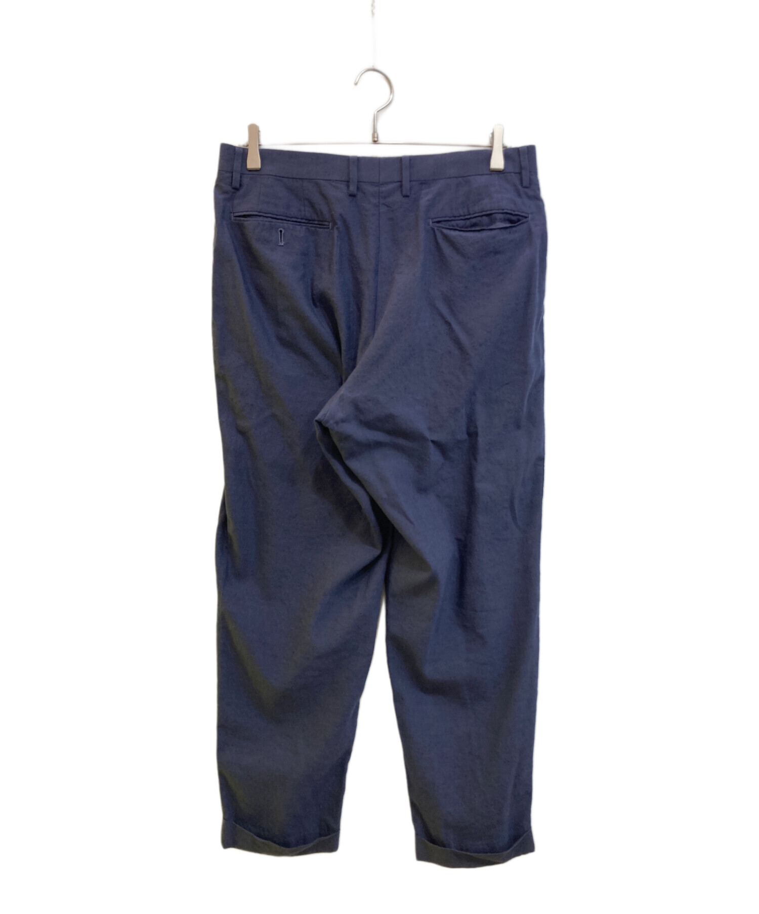 中古・古着通販】COMOLI (コモリ) リネン ウール 2タックパンツ