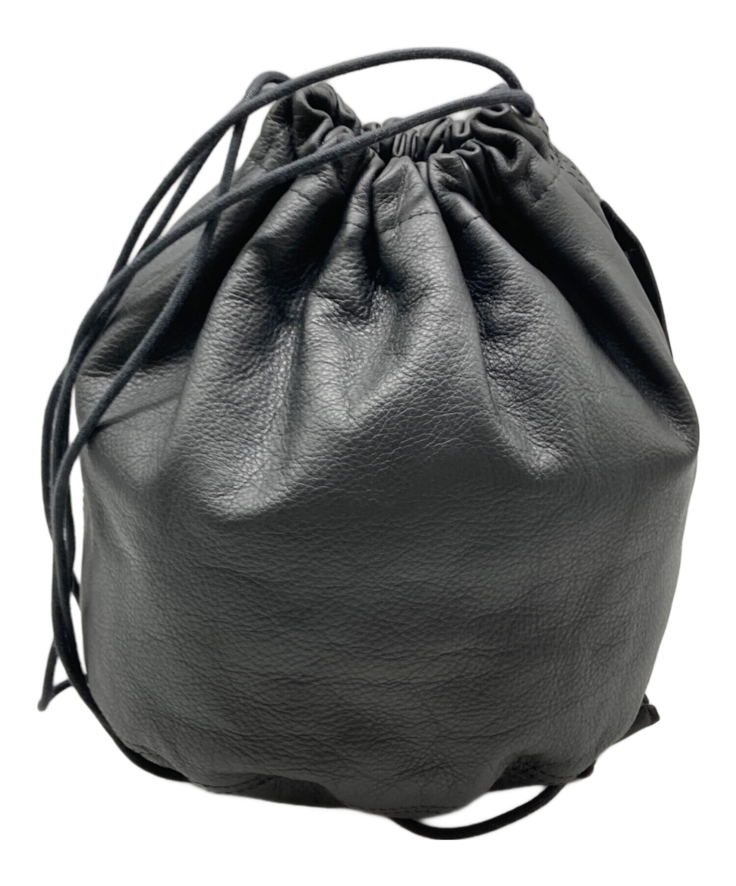 slow&Co BEAMS 巾着レザーバッグ 中古・古着通販】SLOW&CO (スロウアンドコー) BEAMS (ビームス) 巾着