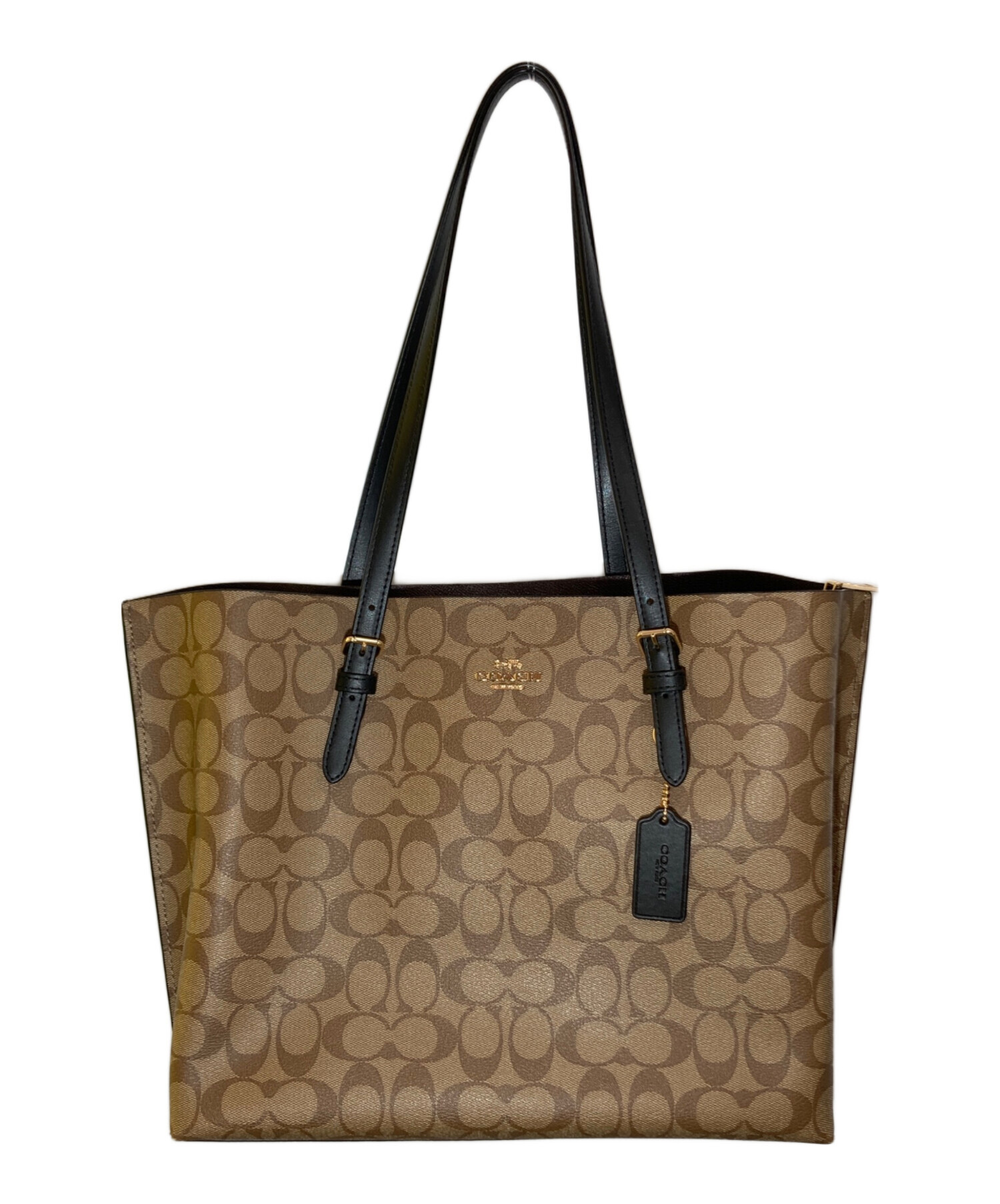 中古・古着通販】COACH (コーチ) モリートートバッグ ブラウン サイズ 