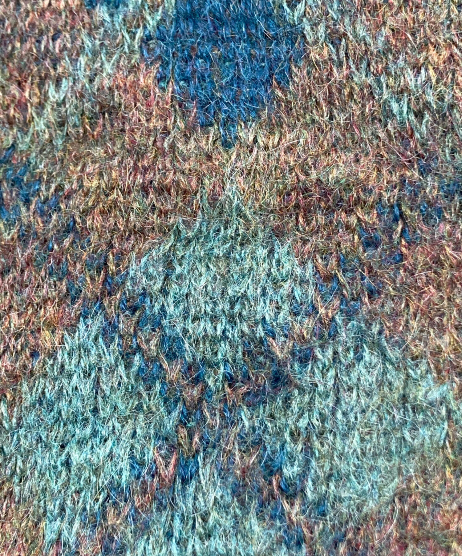 中古・古着通販】Darwin (ダーウィン) モヘア混チェックカーディガン