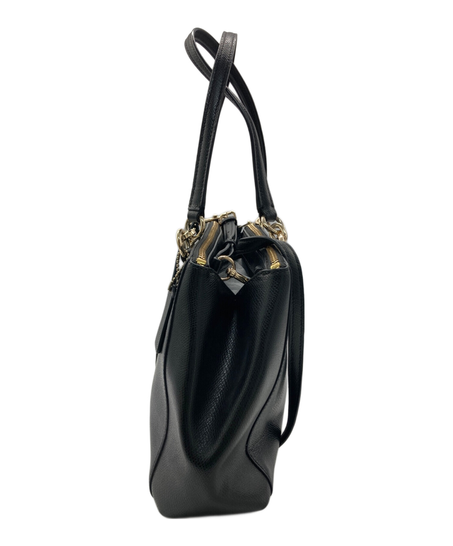 中古・古着通販】COACH (コーチ) 2WAYバッグ ブラック｜ブランド・古着 