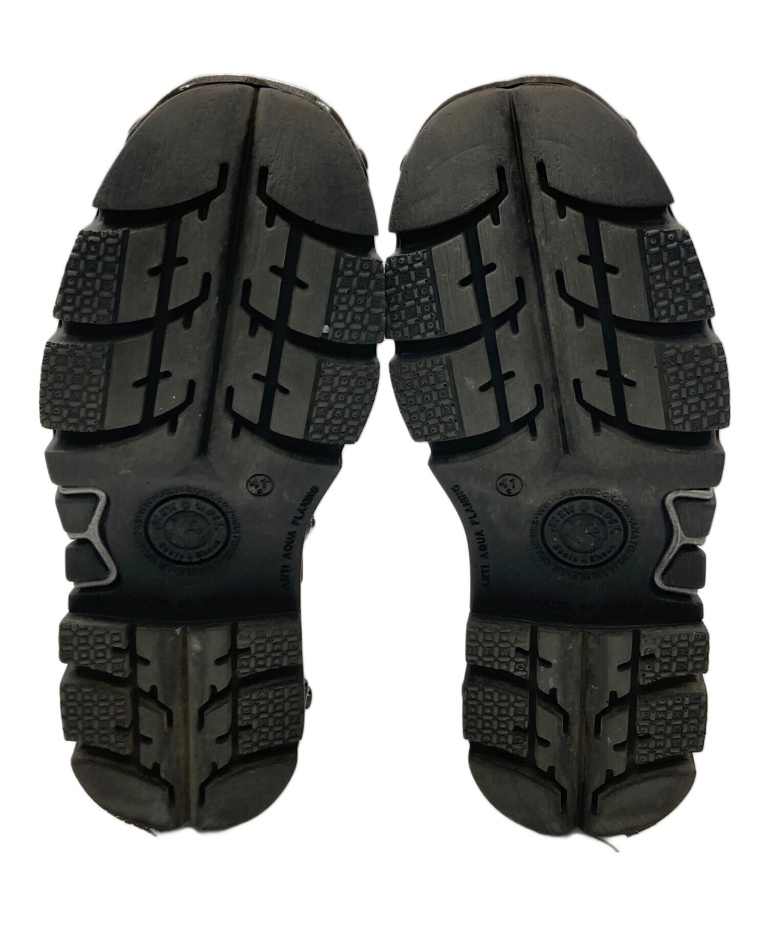 中古・古着通販】NEW ROCK (ニューロック) ANKLE BOOT BLACK REACTOR