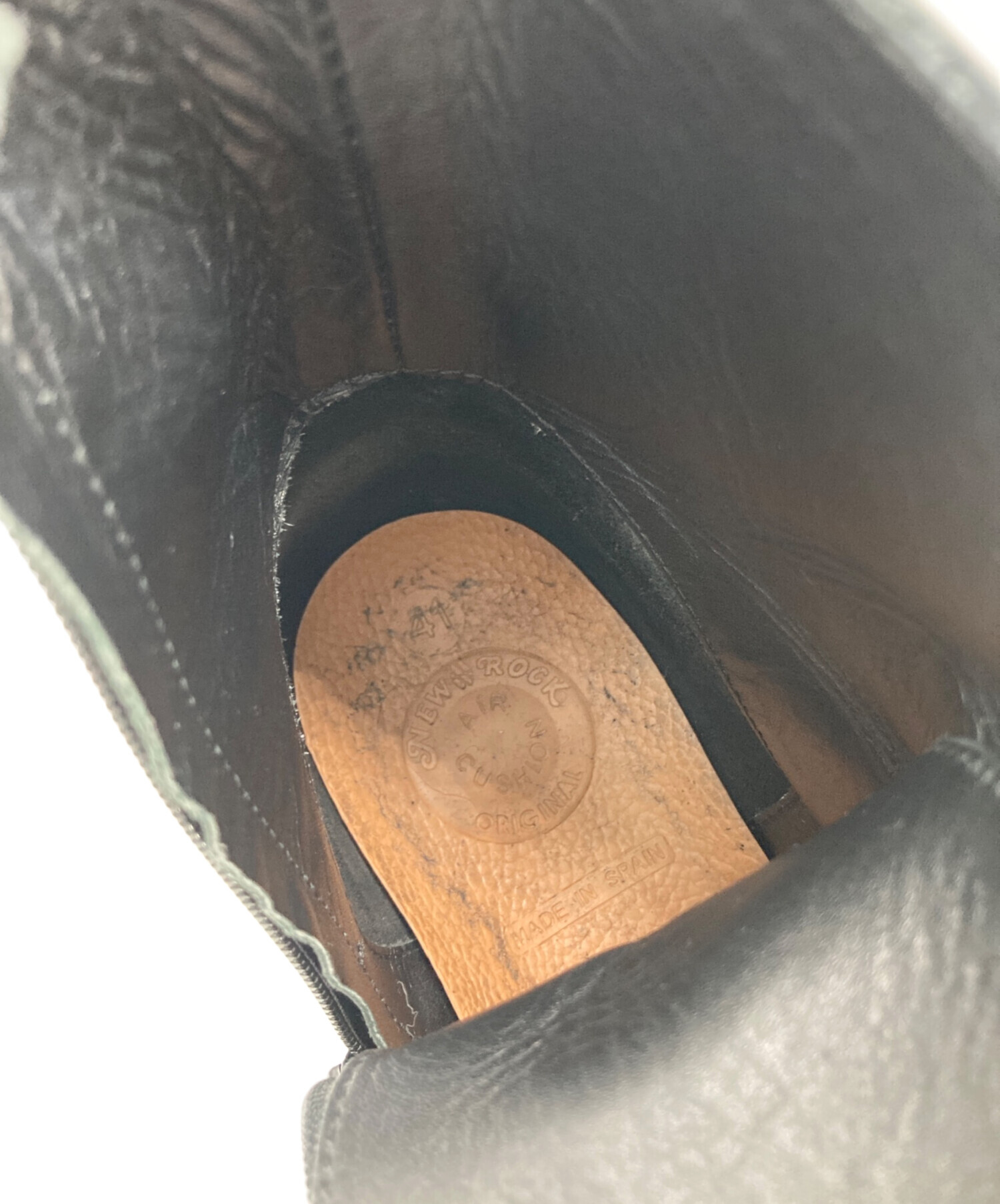 中古・古着通販】NEW ROCK (ニューロック) ANKLE BOOT BLACK REACTOR 