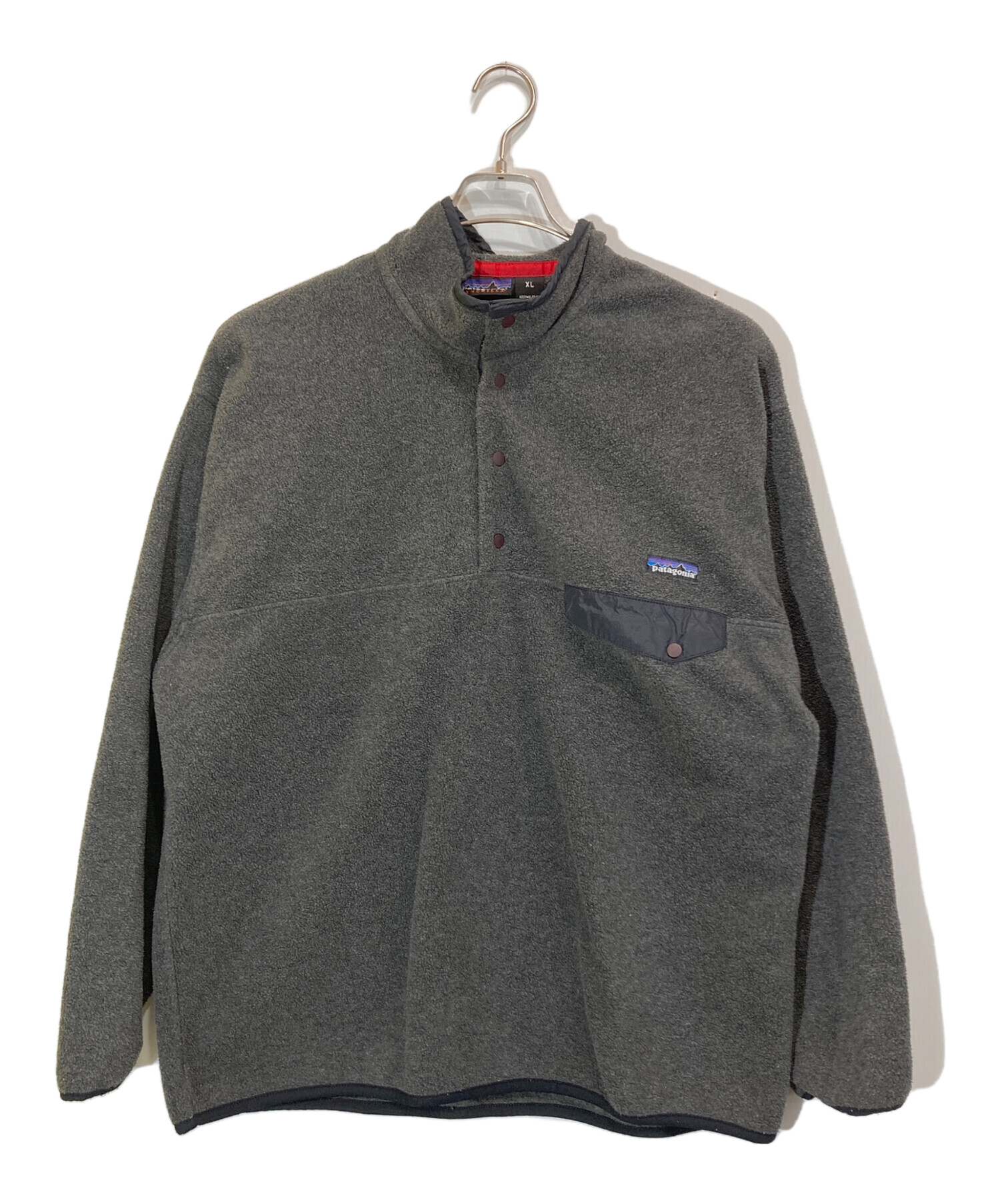 patagonia シンチラ スナップT プルオーバー　XL グレー　フリース patagonia シンチラ スナップT プルオーバーXL グレーフリース