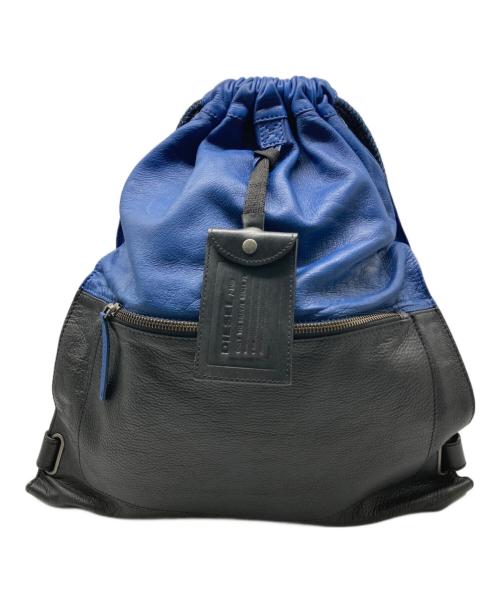 DIESEL ナップサック　90s 00s レザー　ディーゼル archive 中古・古着通販】DIESEL (ディーゼル) レザーナップサック