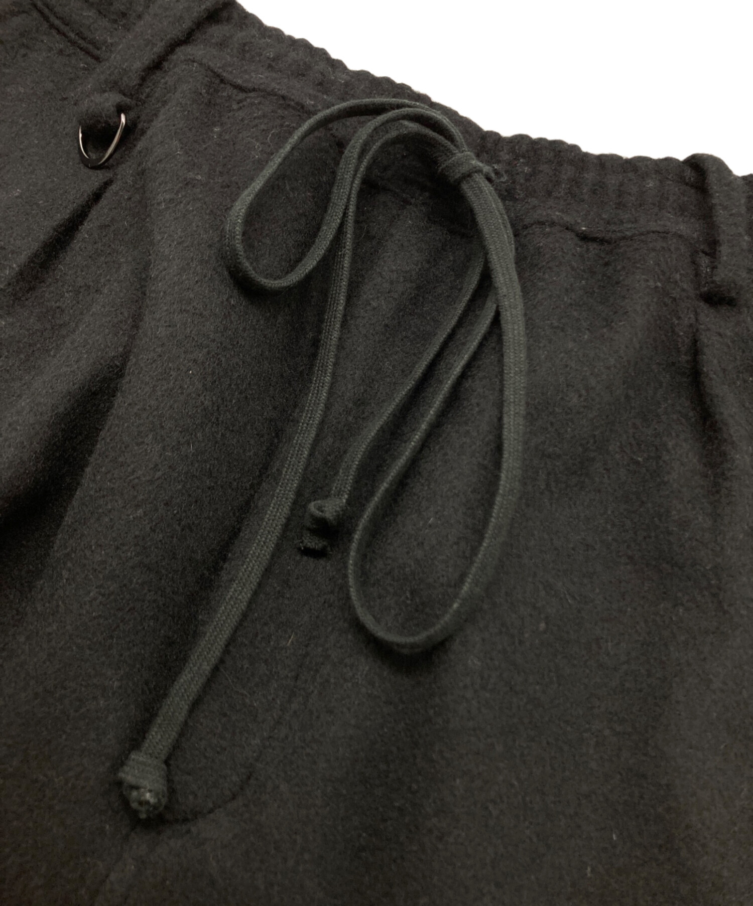 【美品】【最終値下】S'yte ウールサルエルパンツ 中古・古着通販】s'yte (サイト) ウールサルエルパンツ ブラック