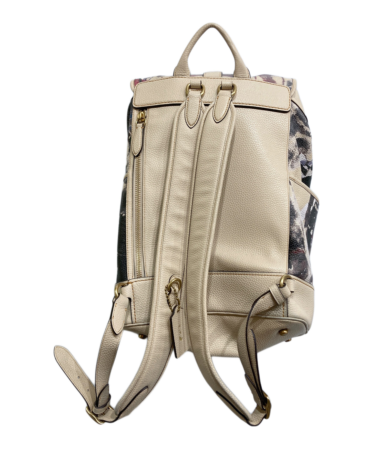 【現行・未使用】コーチ MINT + SERF キャリッジバックパック レザー 中古・古着通販】COACH (コーチ) MINT + SERF (ミント＆サーフ