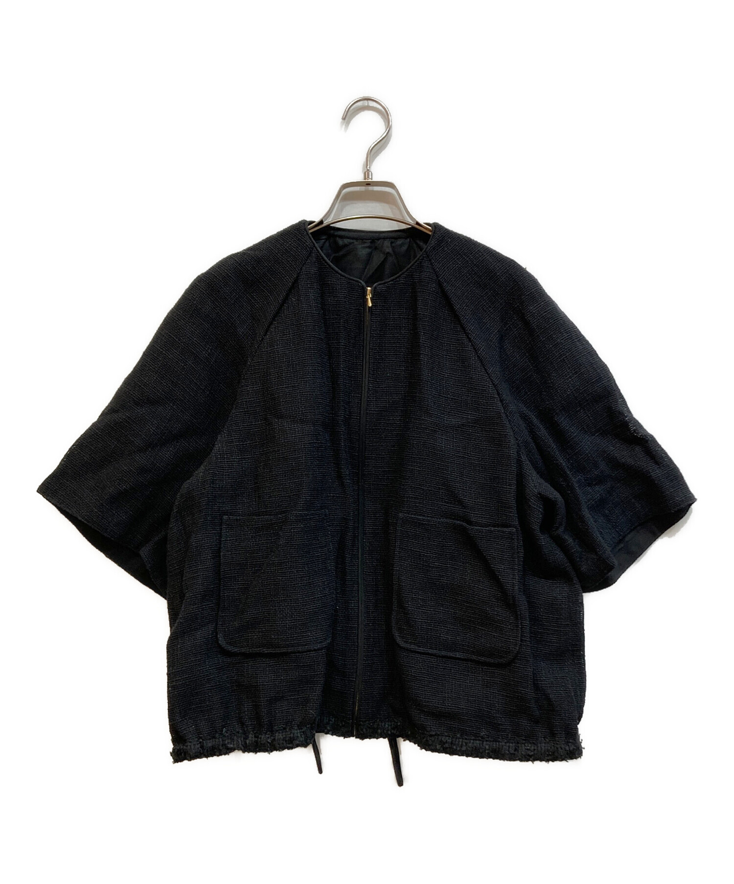 中古・古着通販】Drawer (ドゥロワー) コットンナイロンジップブルゾン