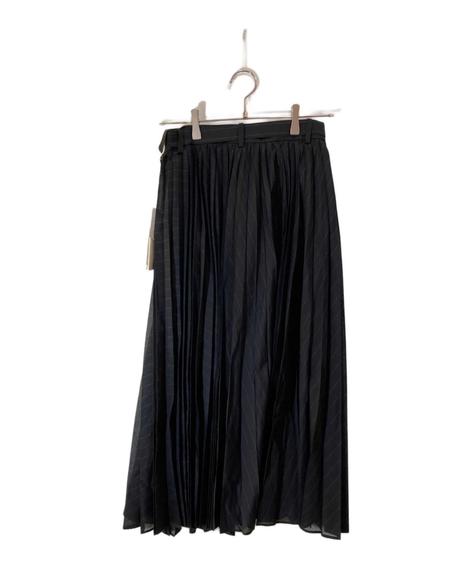 スカート sacai 23AW Chalk Stripe Skirt 23-06991 SACAI 23AW CHALK STRIPE SKIRT 23-06991