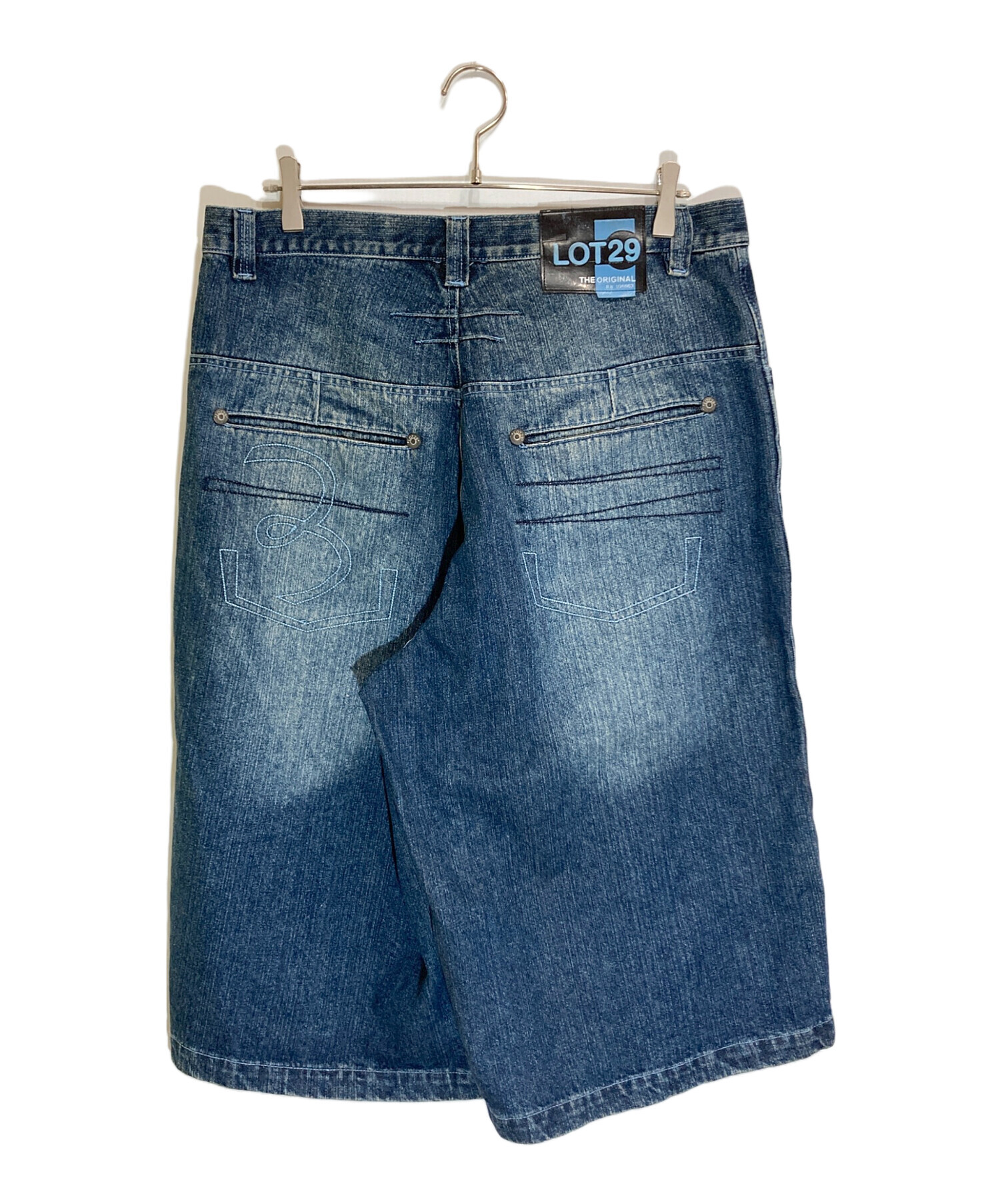 中古・古着通販】LOT29 (ロット29) ペイントデニムパンツ インディゴ