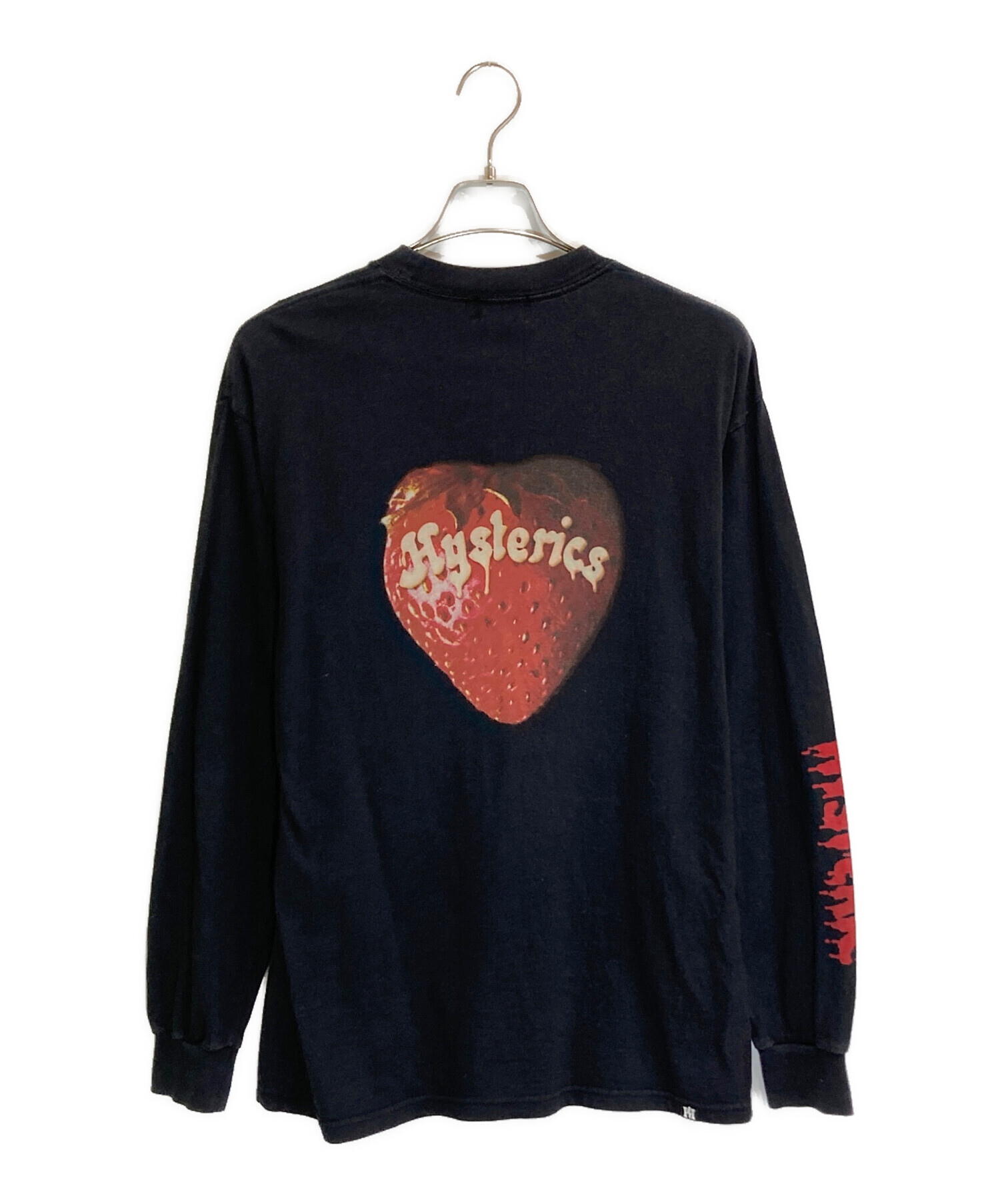 トップス hysteric glamour skull berry HYSTERIC GLAMOUR Skull Berry Printed Pullover Hoodie Black M