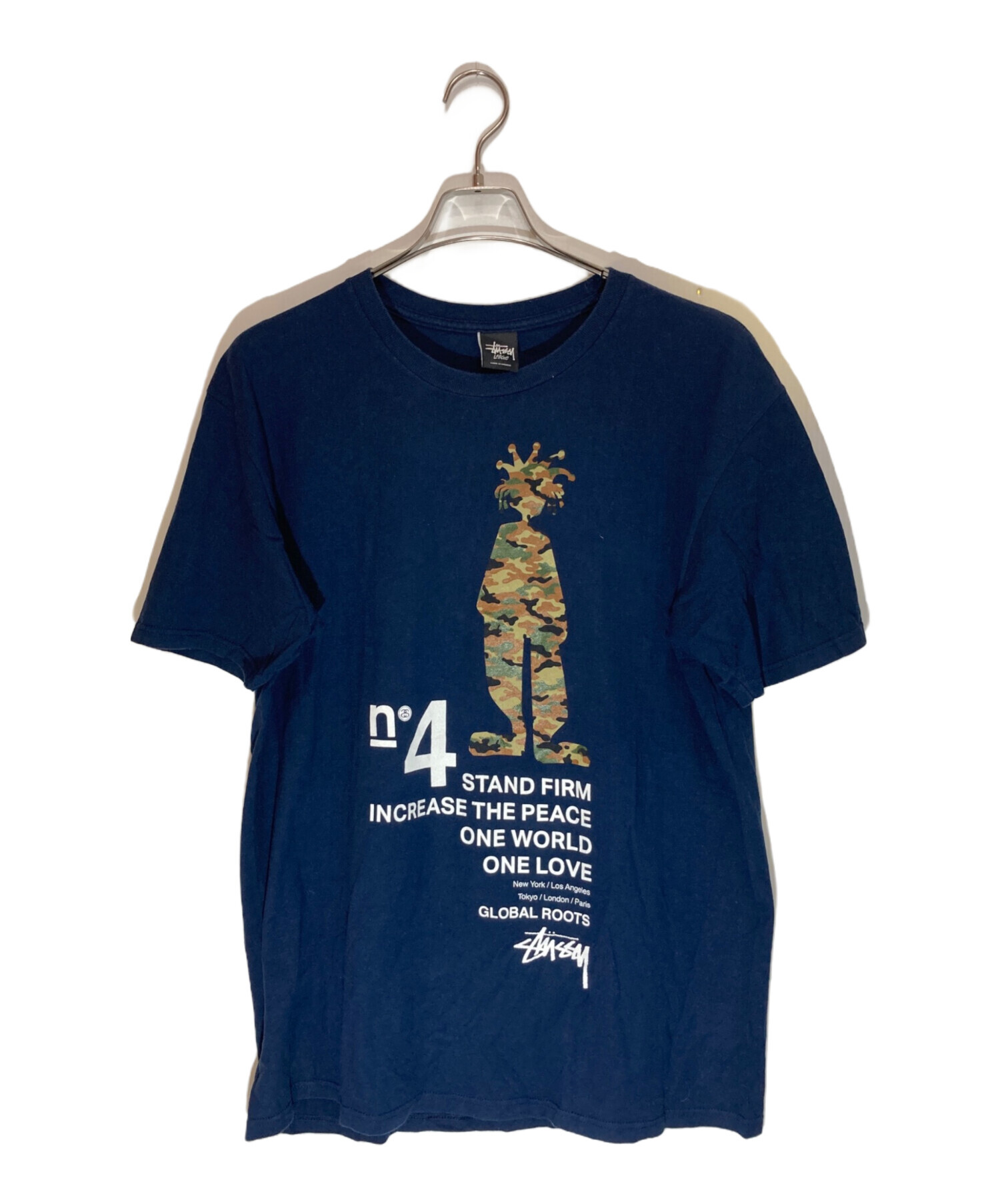 Stussy シャドーマン Tシャツ Sサイズ 中古・古着通販】stussy (ステューシー) シャドーマンプリントTシャツ