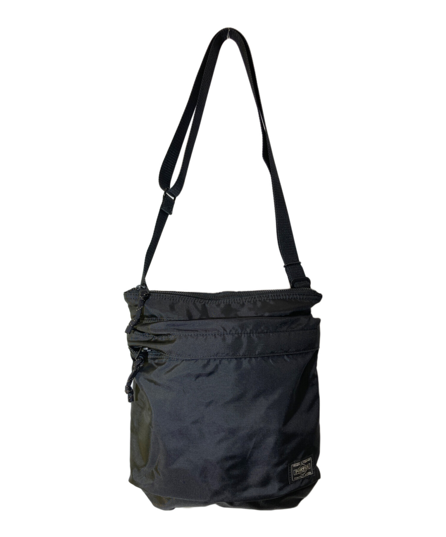 中古・古着通販】PORTER (ポーター) FORCE SHOULDER BAG ブラック