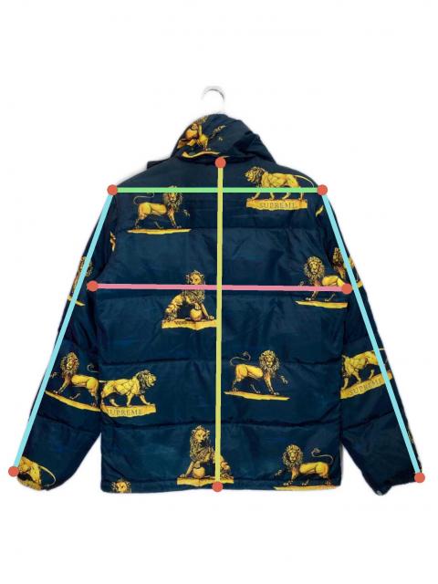 中古・古着通販】SUPREME (シュプリーム) LIONS PUFFY JACKET ネイビー
