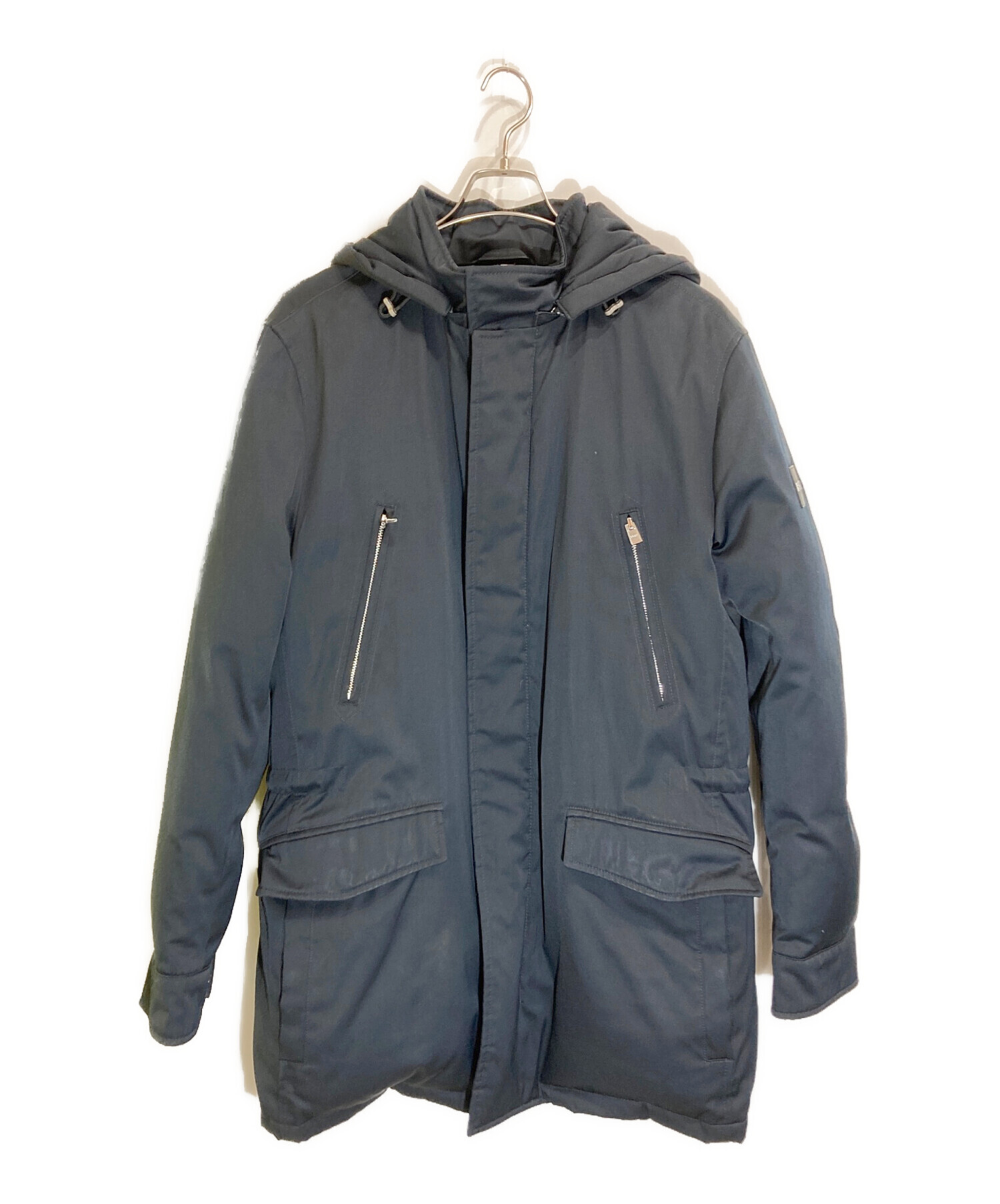中古・古着通販】BOSS (ボス) ダウンコート ブラック サイズ:50 
