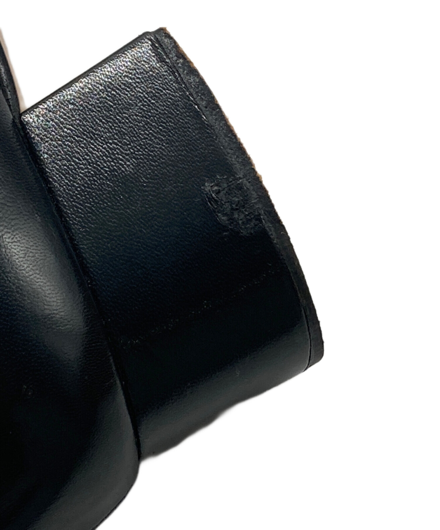 GUCCI　グッチ　ベルベットラミネート　ホースビット　パンプス　サイズUS8 中古・古着通販】GUCCI (グッチ) ホースビットパンプス ブラック