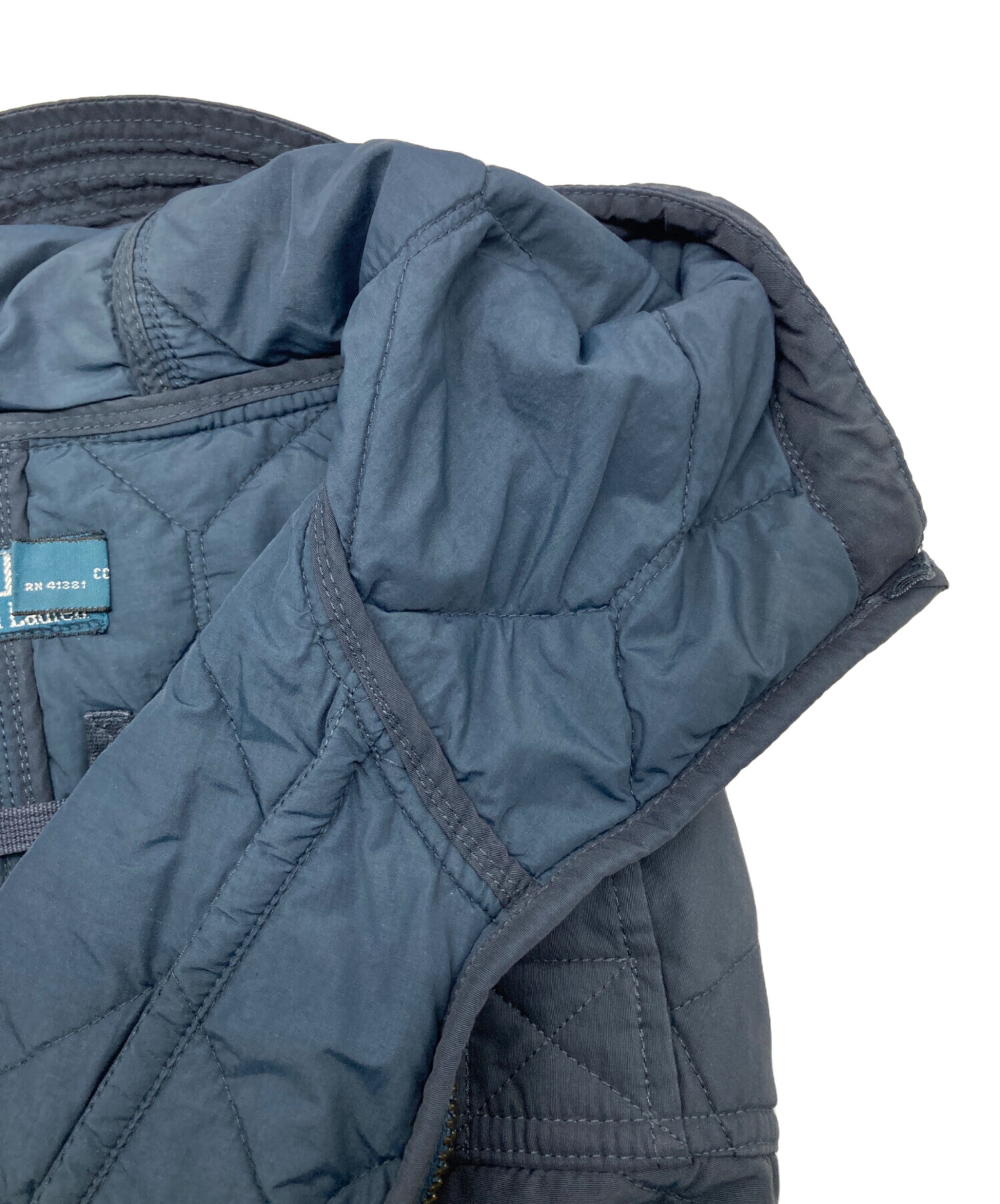 【未使用品】ポロ　ラルフローレン　ネイビー キルティングジャケット 150 中古・古着通販】POLO RALPH LAUREN (ポロ・ラルフローレン