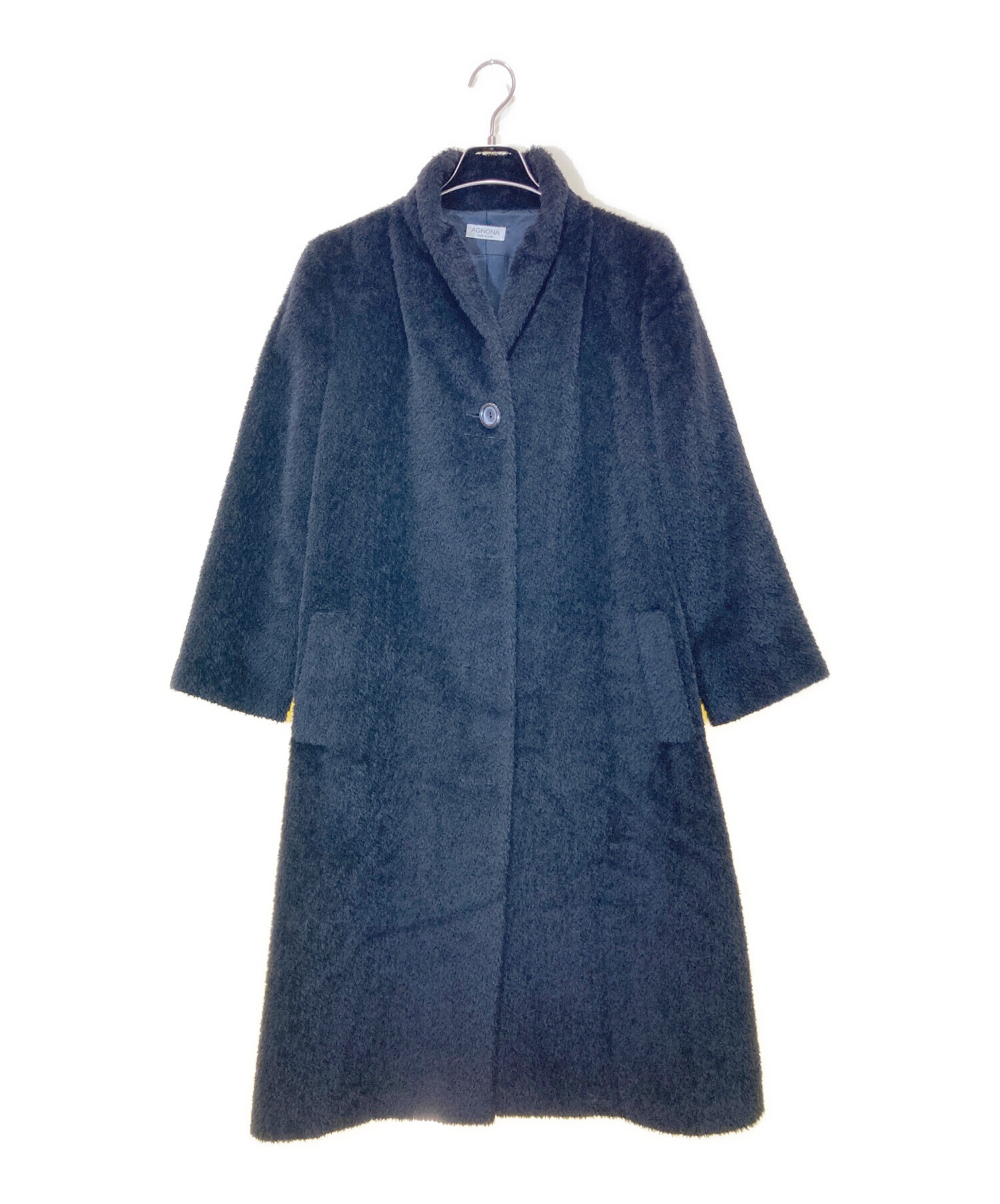 AGNONA アニオナ アルパカ オーバーサイズ コート イタリア製 グレー