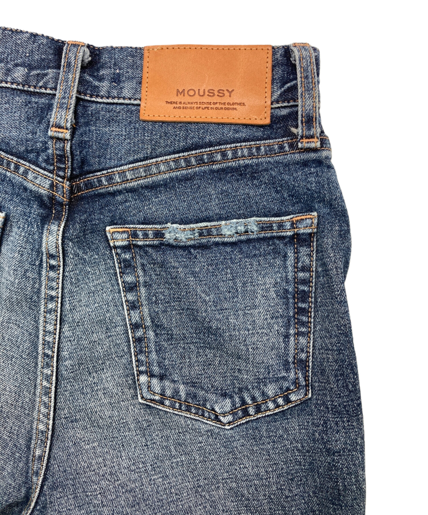 中古・古着通販】moussy (マウジー) MVS D/BLU FLARE インディゴ