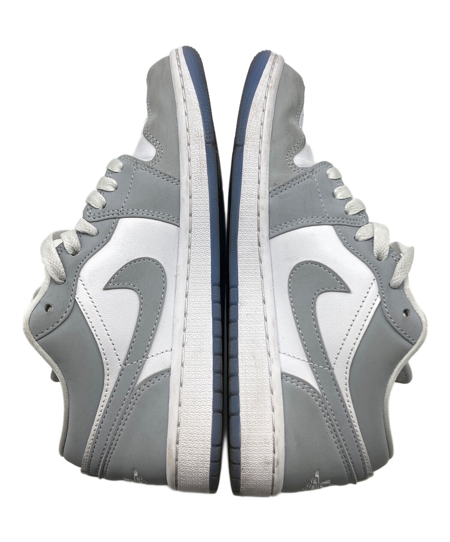 中古・古着通販】NIKE (ナイキ) Air Jordan 1 Low グレー サイズ:24.5 