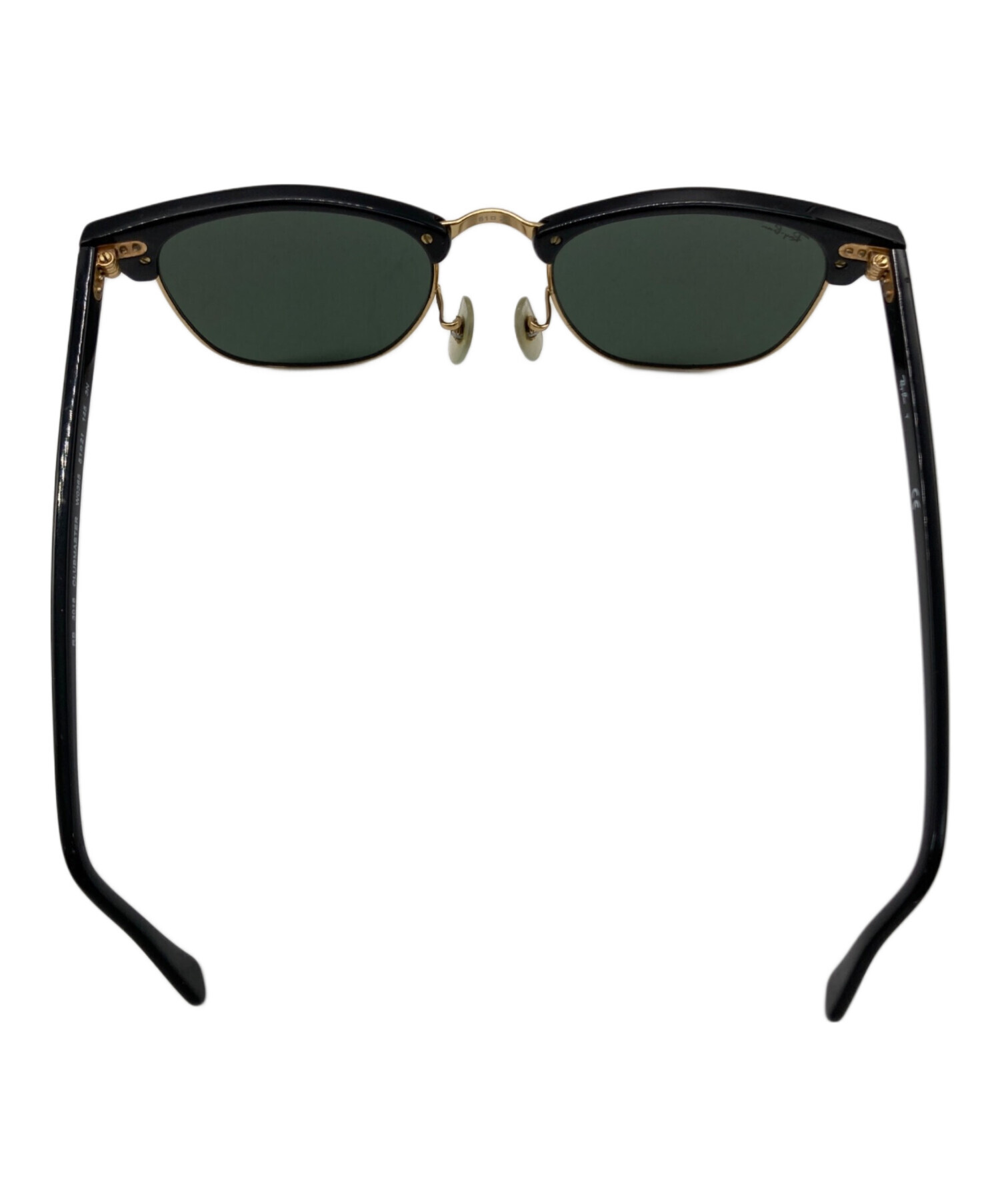 中古・古着通販】RAY-BAN (レイバン) CLUBMASTER Sunglasses ブラック 