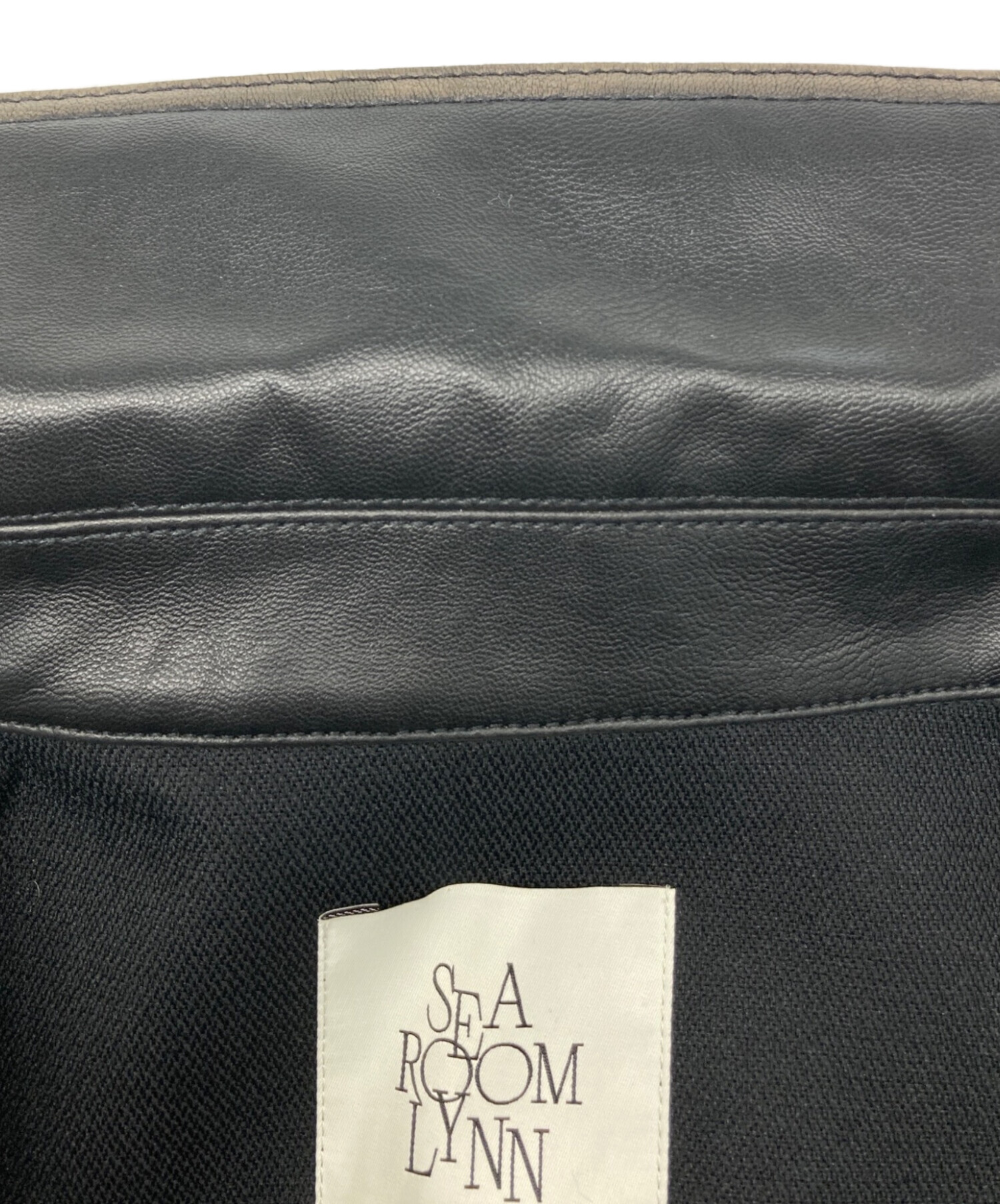 新品未使用 Sea Room Lynn レザージャケット 中古・古着通販】Sea Room lynn (シールームリン) VintageECOレザー