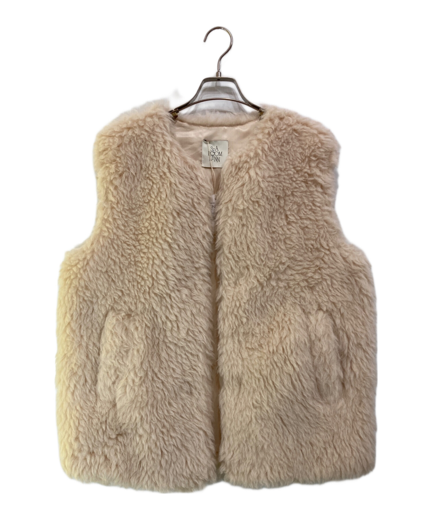 新品SeaRoomlynn Wool mix BOA オーバーベスト アイボリー 中古・古着通販】Sea Room Lynn (シールームリン) Wool mix BOA