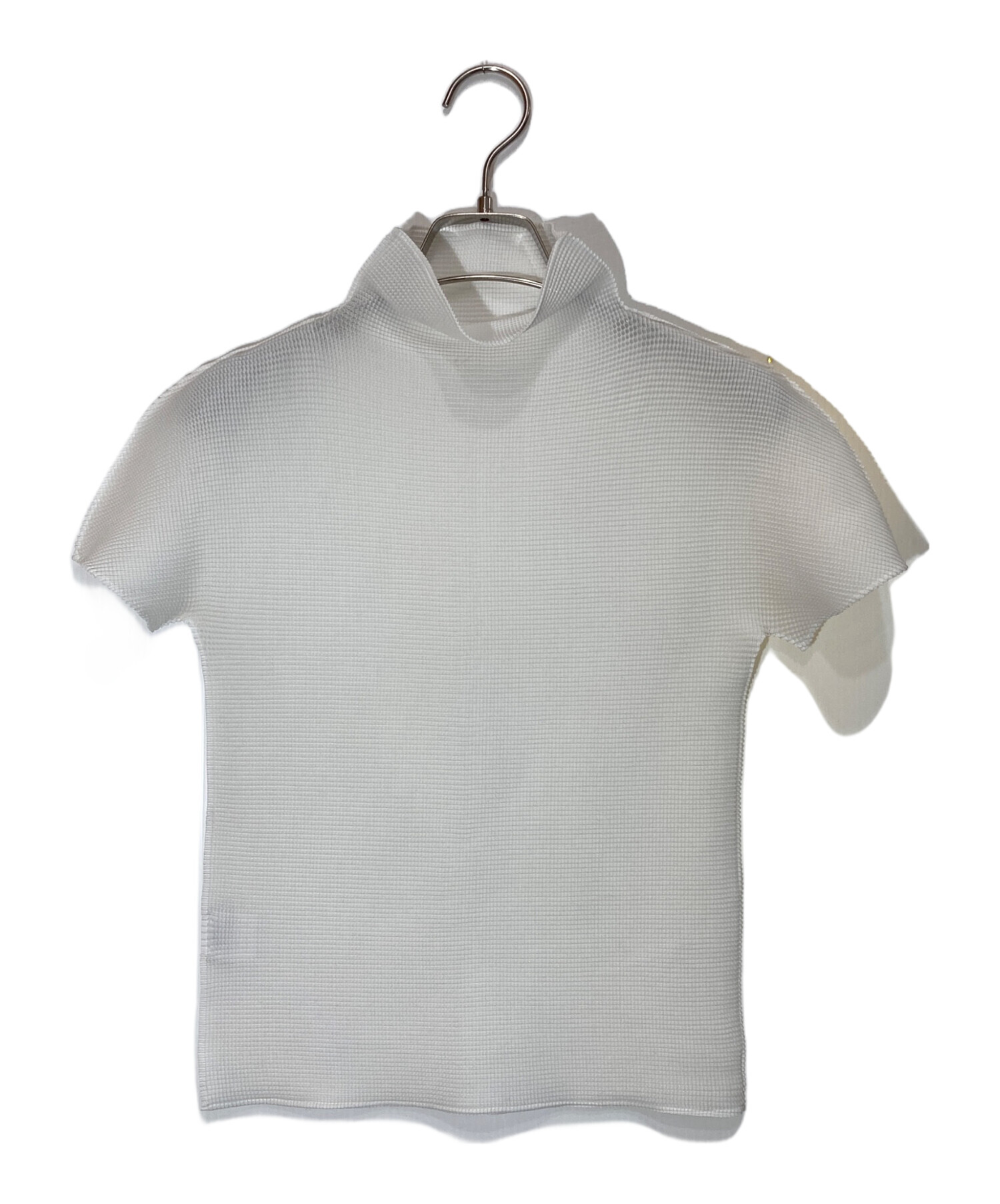 【美品】me ISSEY MIYAKE カットソー ワッフルプリーツ ハイネック me issey miyake プリーツカットソー ハイネック ワッフル 【公式通販】