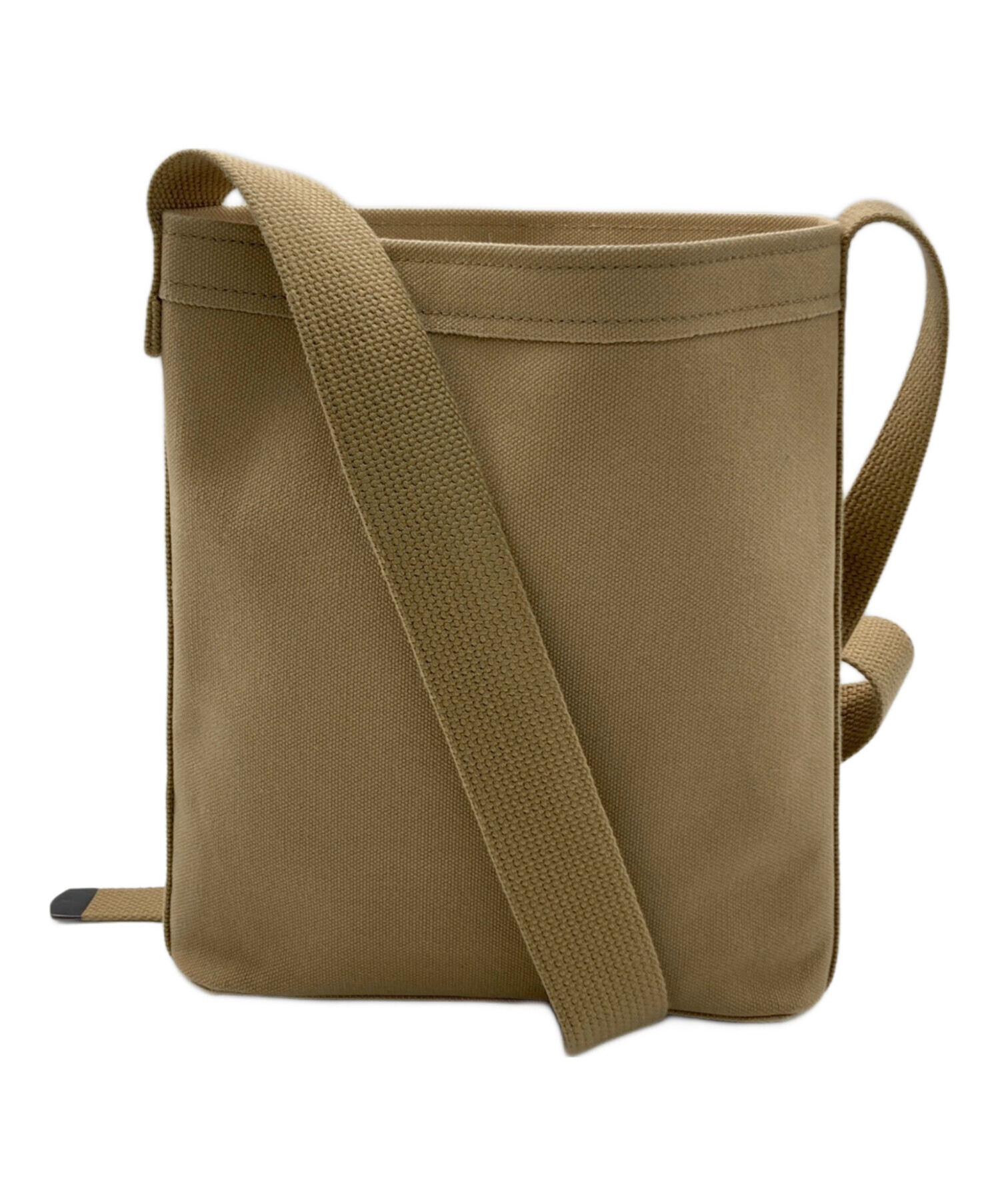 HYKE × CHACOLI / MILITARY BAG/ナイロン×レザー/ショルダーバッグ/ブラウン// 中古・古着通販】CHACOLI (チャコリ) HYKE (ハイク) COTTON MILITARY