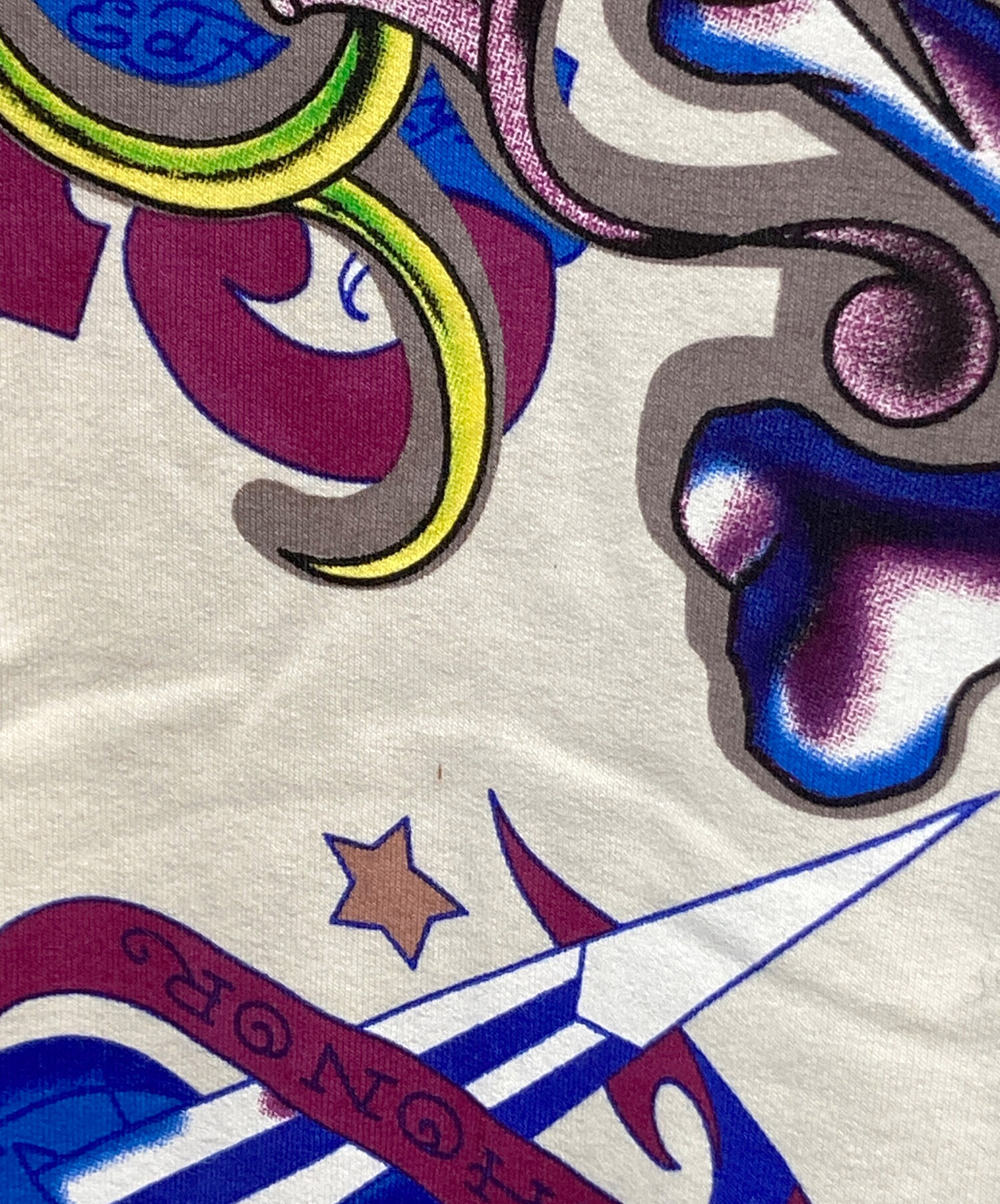 中古・古着通販】ED HARDY (エド ハーディー) 総柄ジップパーカー